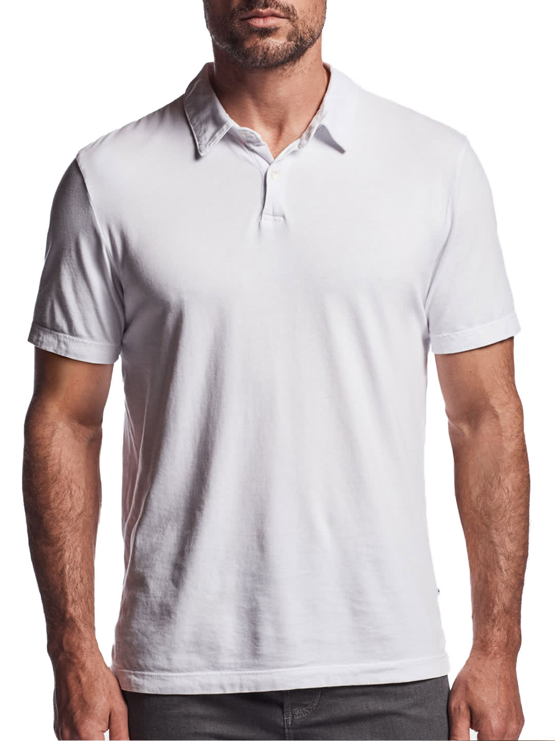 James Perse Polo Shirt White