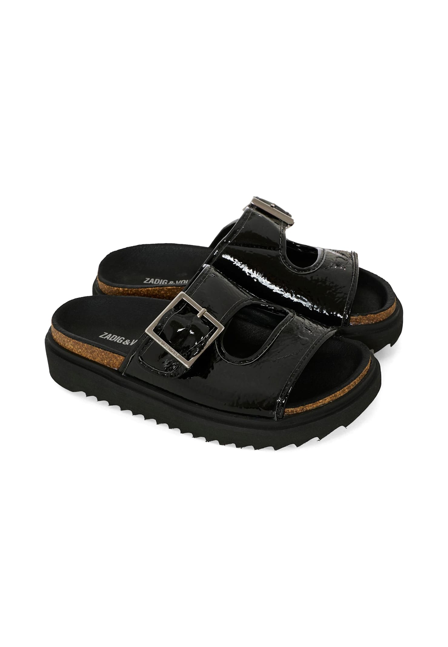 Zadig & Voltaire Black Slippers For Girl In Black
