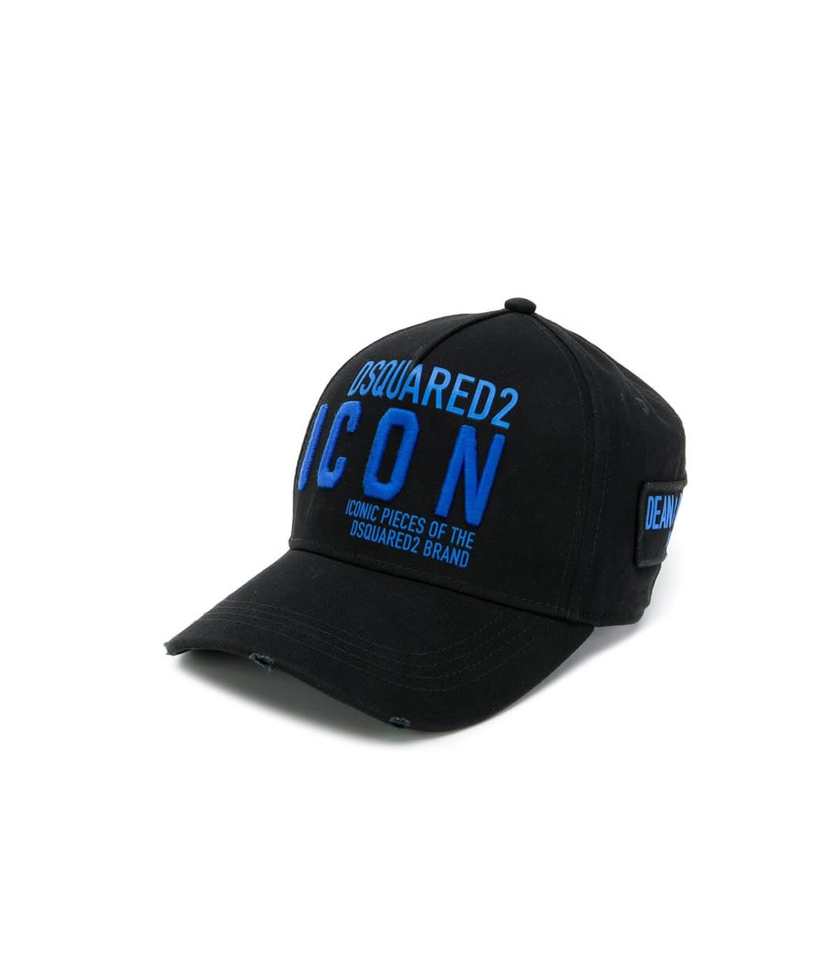 icon hat black and blue