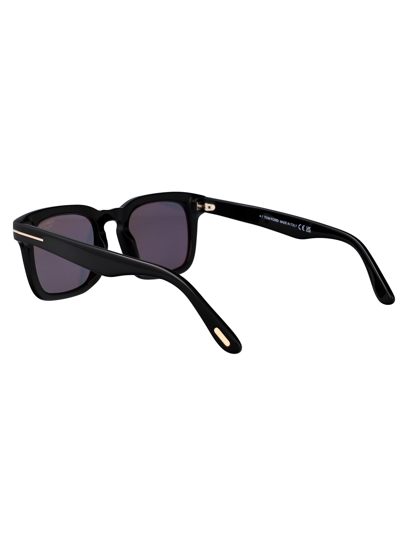 Tom Ford Sunglasses In Nero Lucido / Fumo Polar