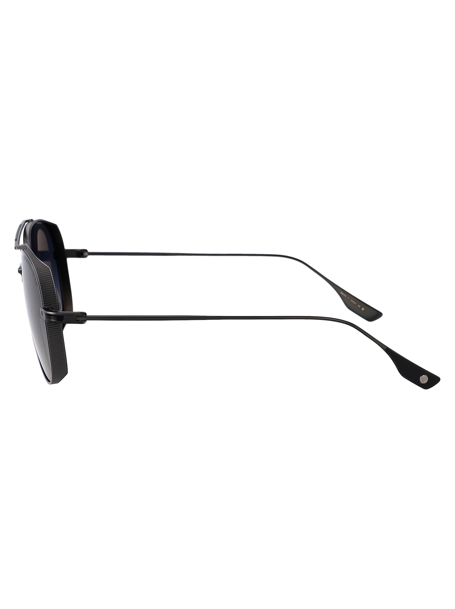 Dita Subsystem Sunglasses In Black Iron - Matte Black W Black To Clear Gradient Polarized