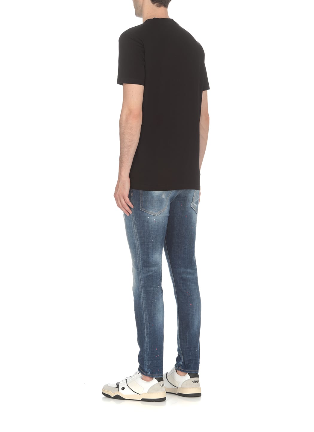 Dsquared2 Cotton Icon Slim Fit T-shirt In Black