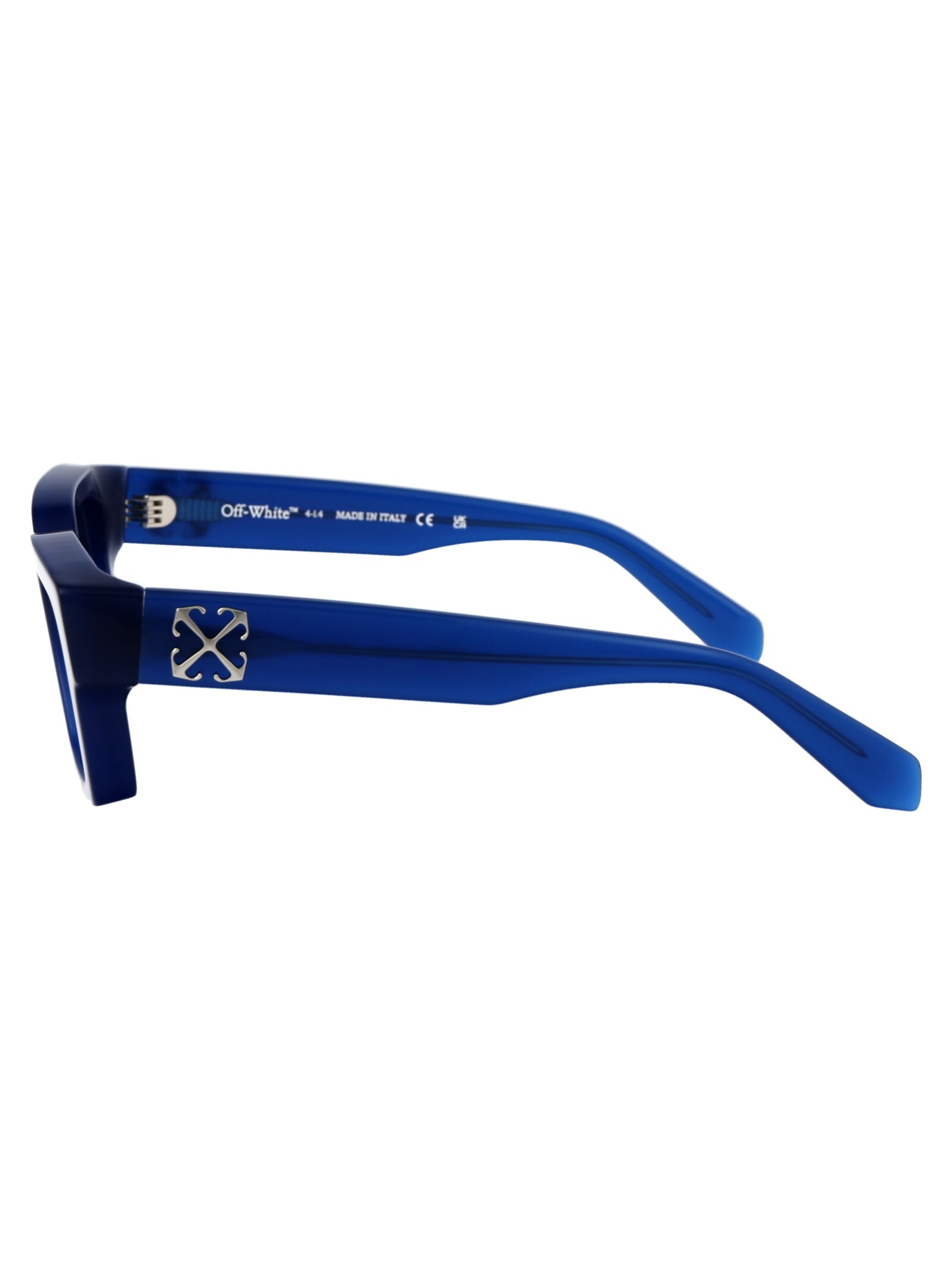 Shop Off-white Virgil Sunglasses In 4540 Blue