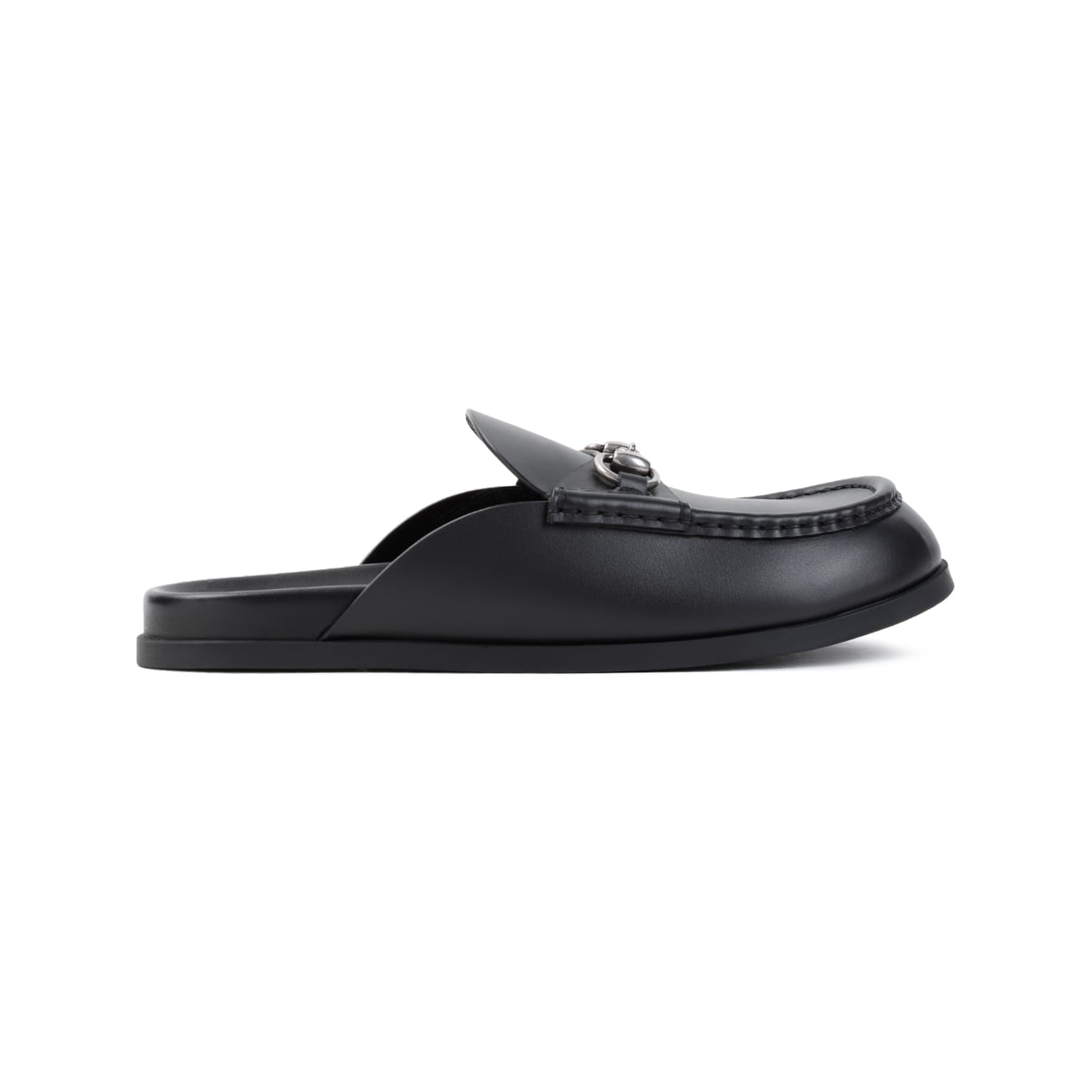 Shop Gucci Rhein Mules In Black