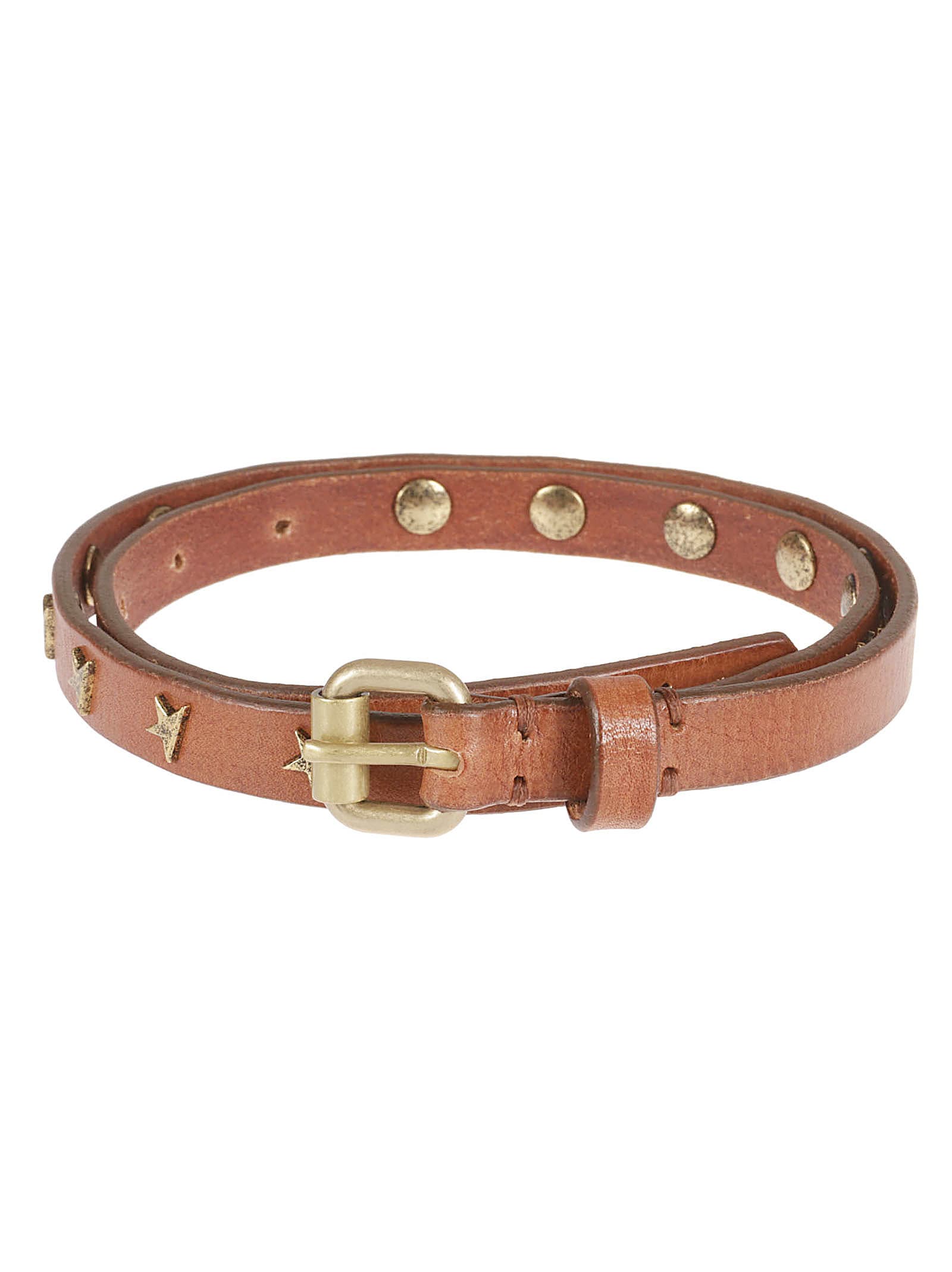 Shop Golden Goose Molly Belt In Cuoio