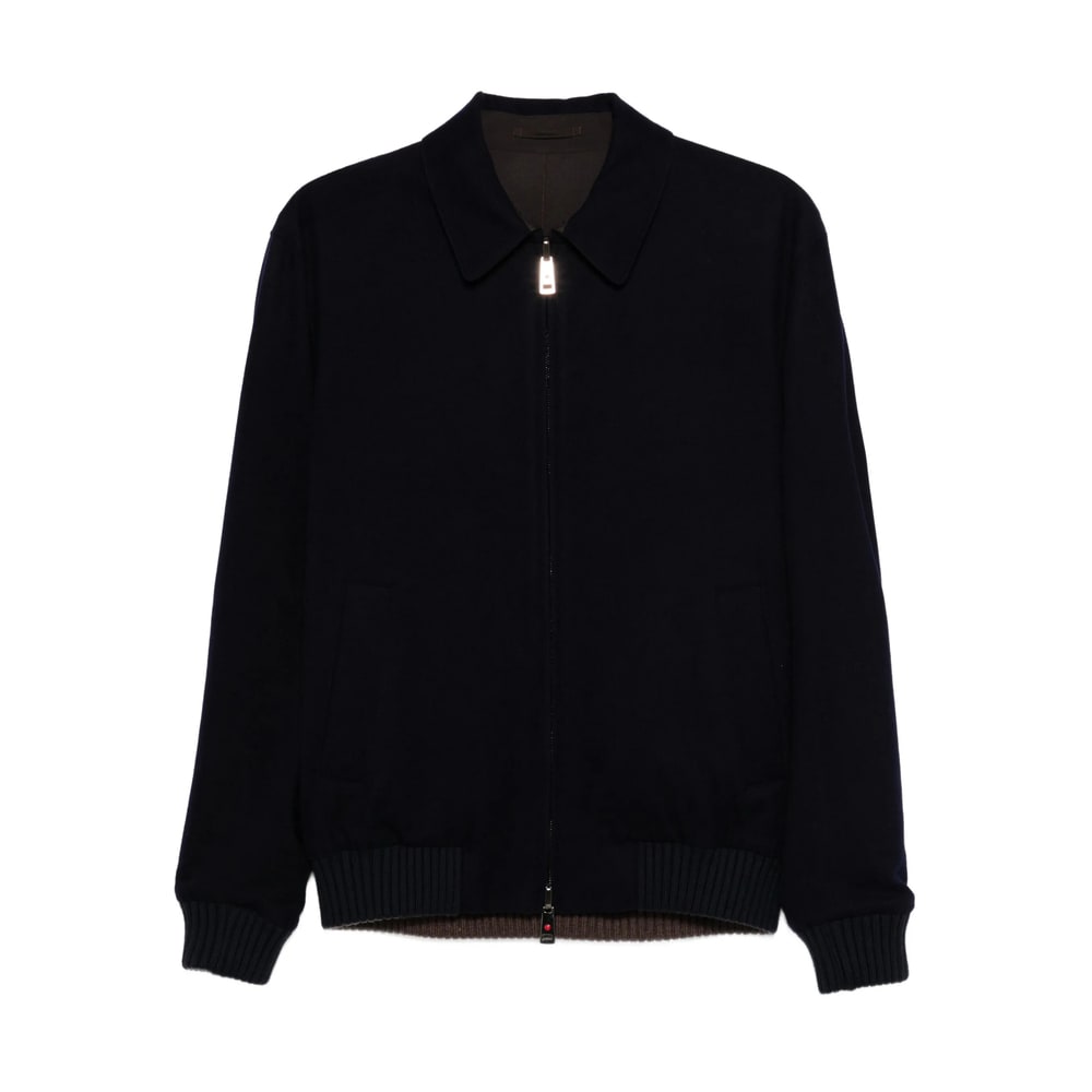 Kired Ribbed-cuff Jacket In Black