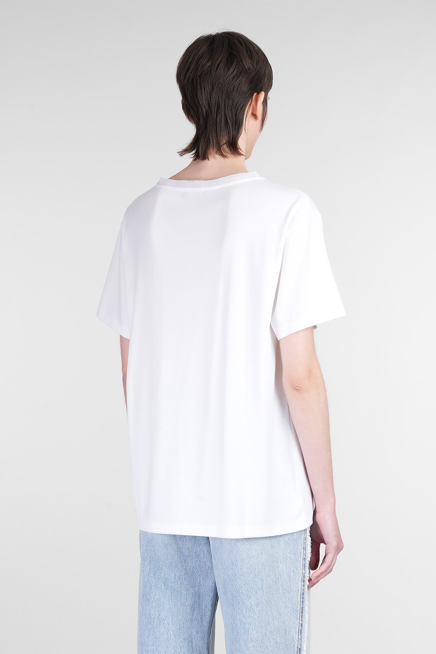 Balmain Beauty Print Embroidery Patches T-shirt