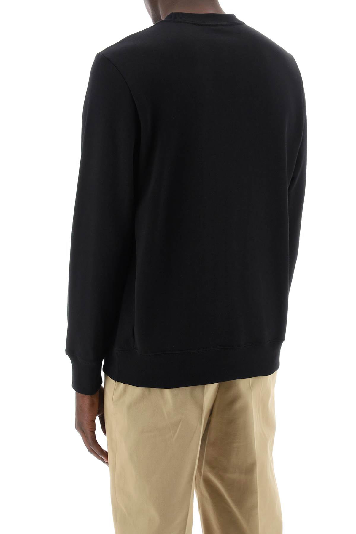 Shop Ps By Paul Smith Zebra Logo Sweatshirt With Zebra Logo In Black (black)