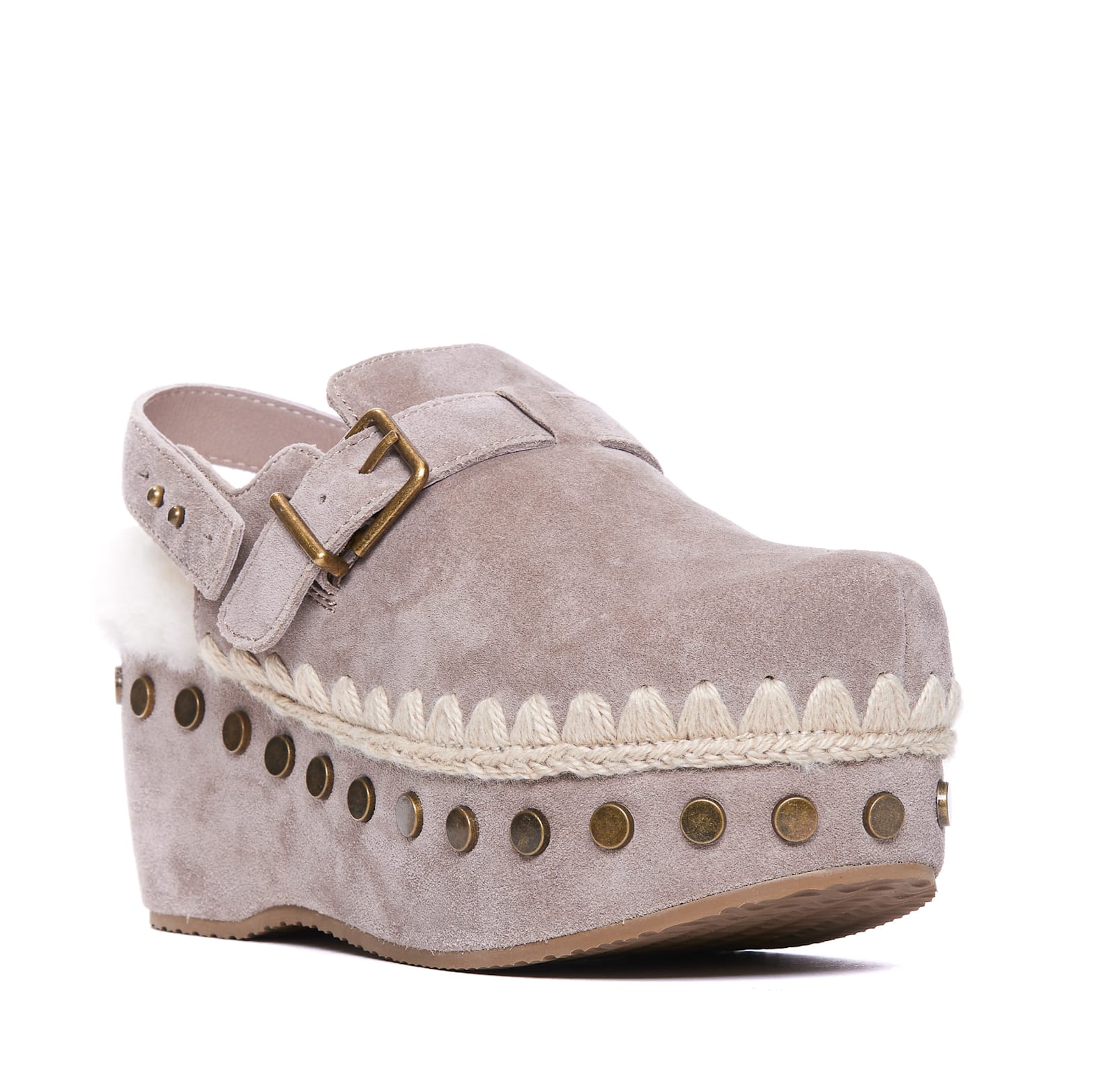 MOU PLAIN SUEDE CLOG 