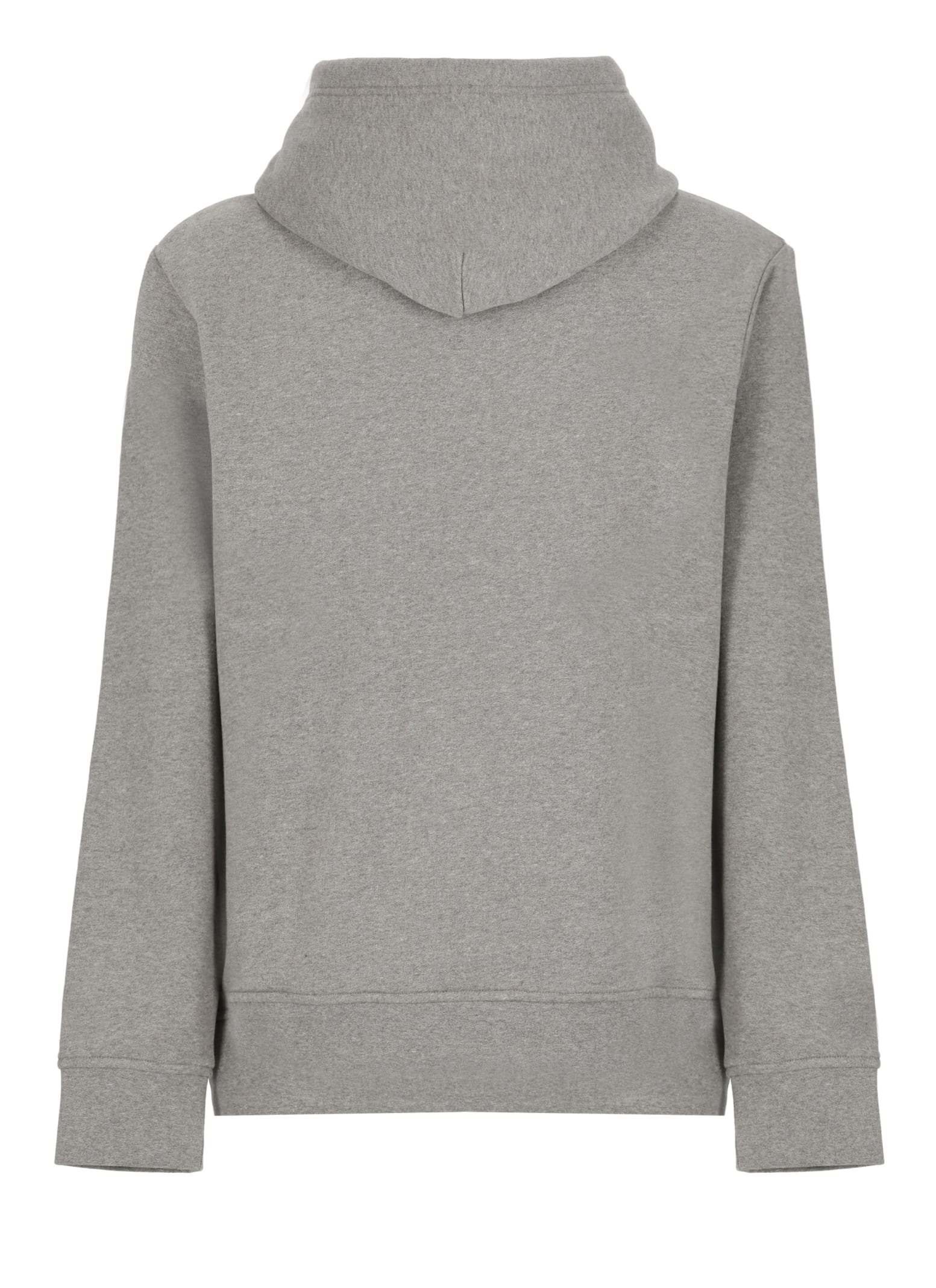 Shop Ralph Lauren Hoodie With Logo In Grey