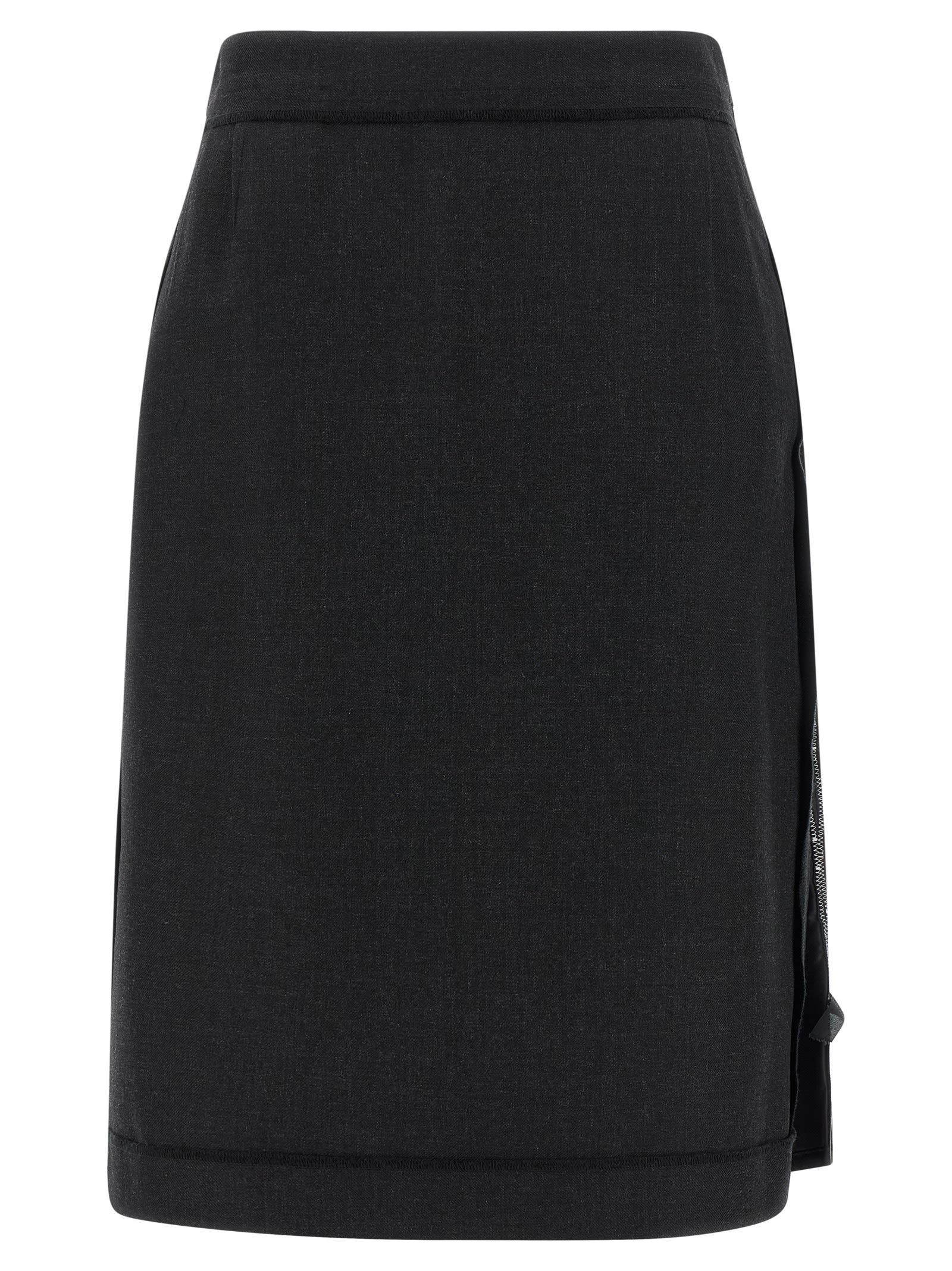 Maison Margiela Inside-up Skirt Skirts Multicolor In Black