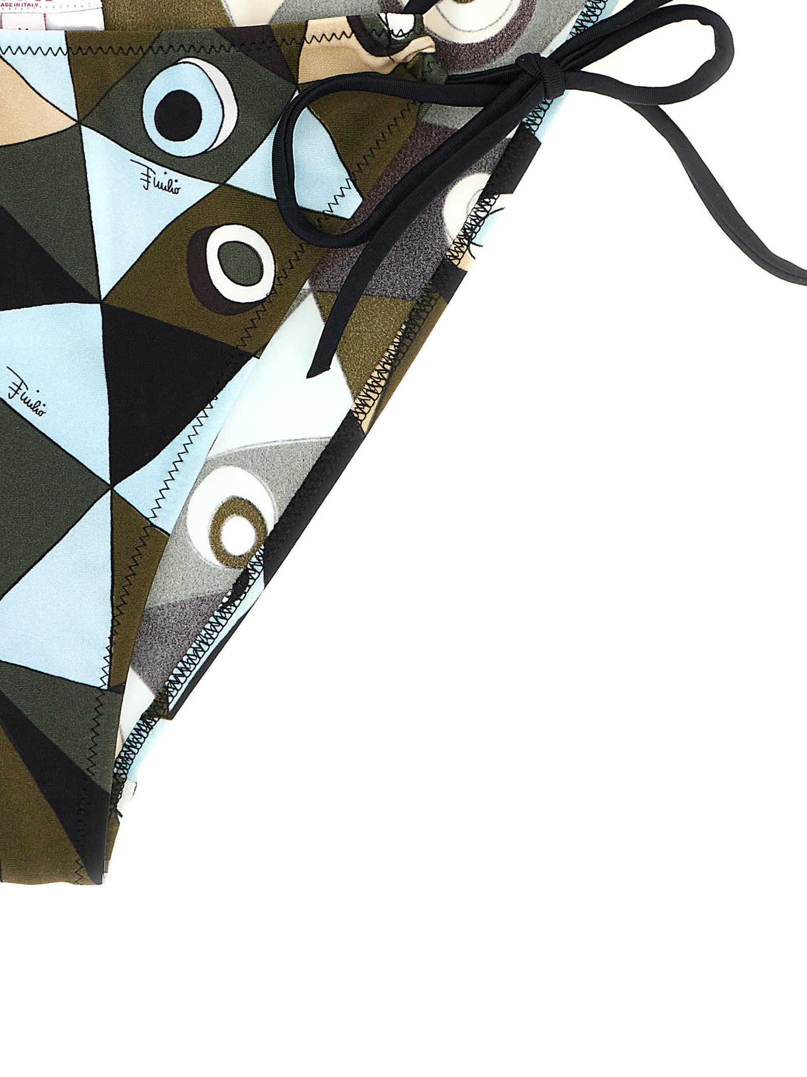 Pucci Printed Bikini Briefs In Multi