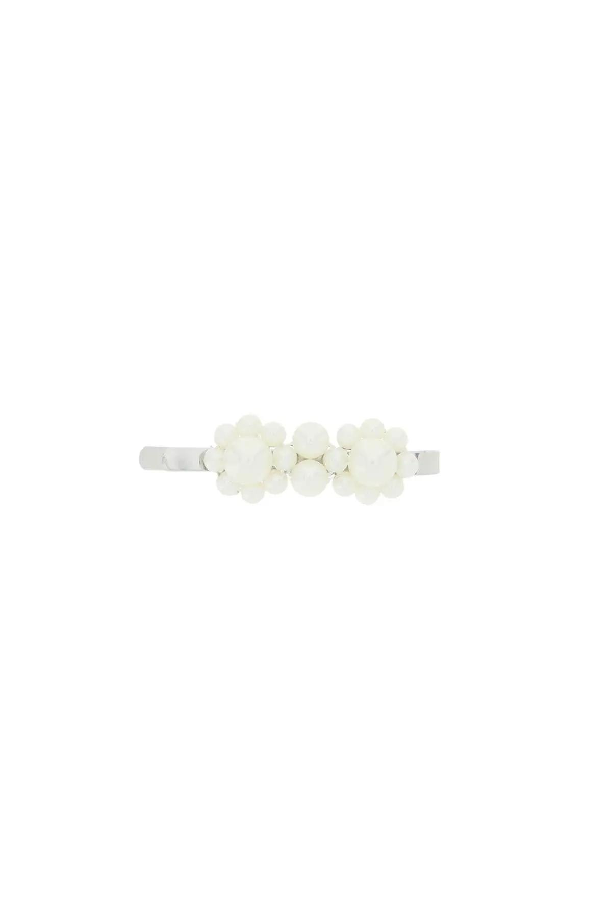 Shop Simone Rocha Flower Hair Clip In White