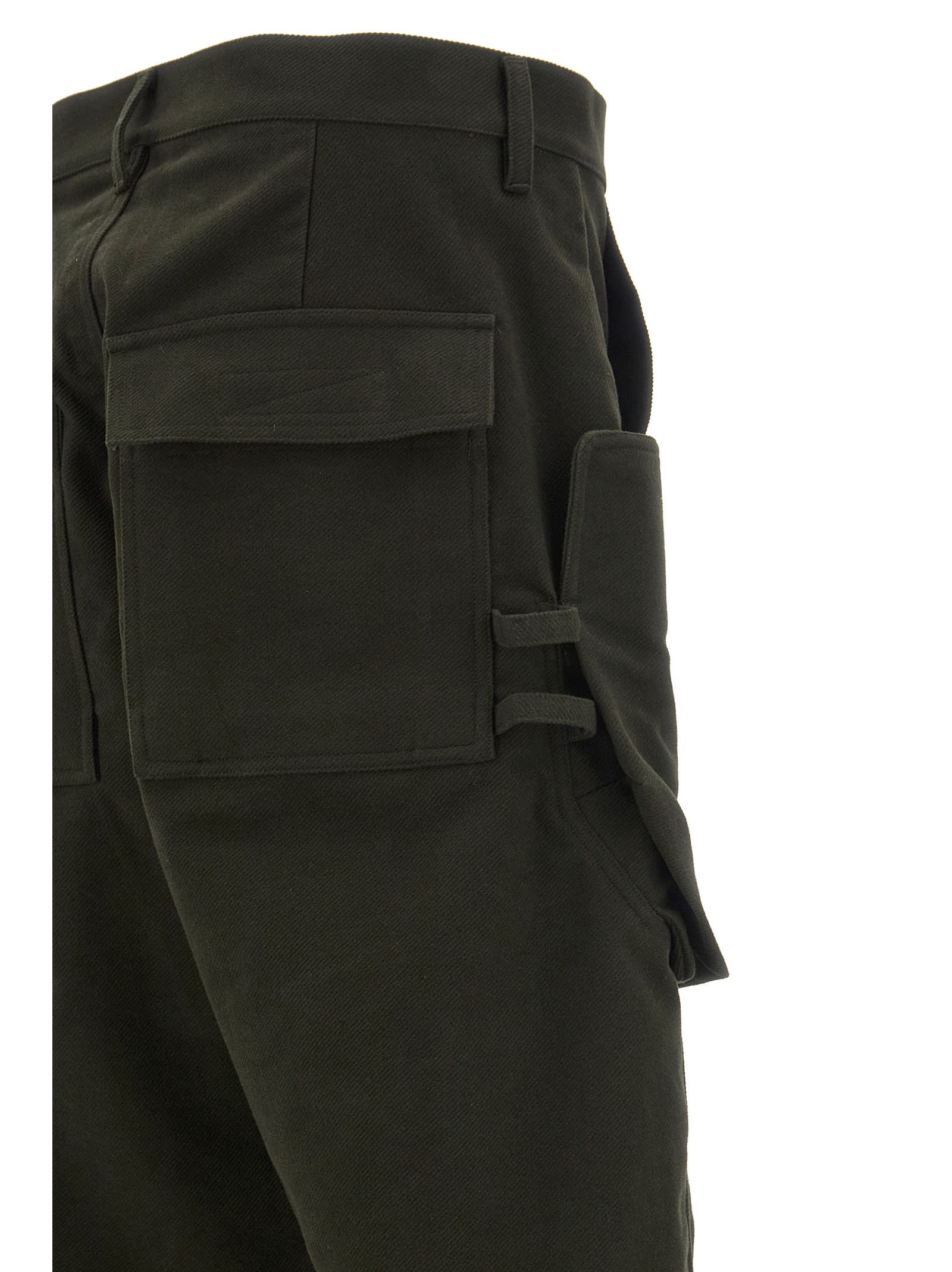 Shop Rick Owens Stefan Cargo Pants In Green