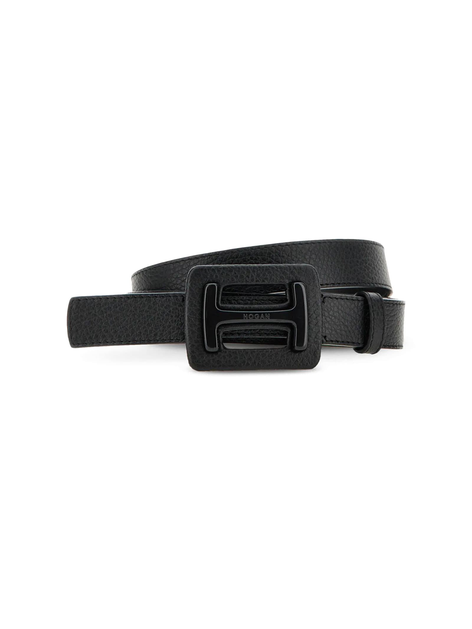 Shop Hogan Belts Black