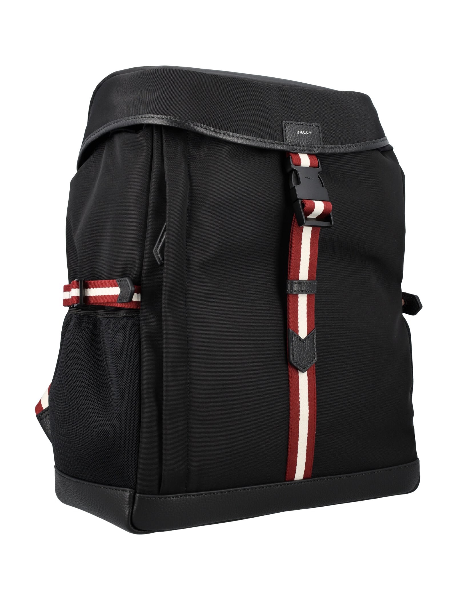 Shop Bally Sport Backpack In Black+palladio