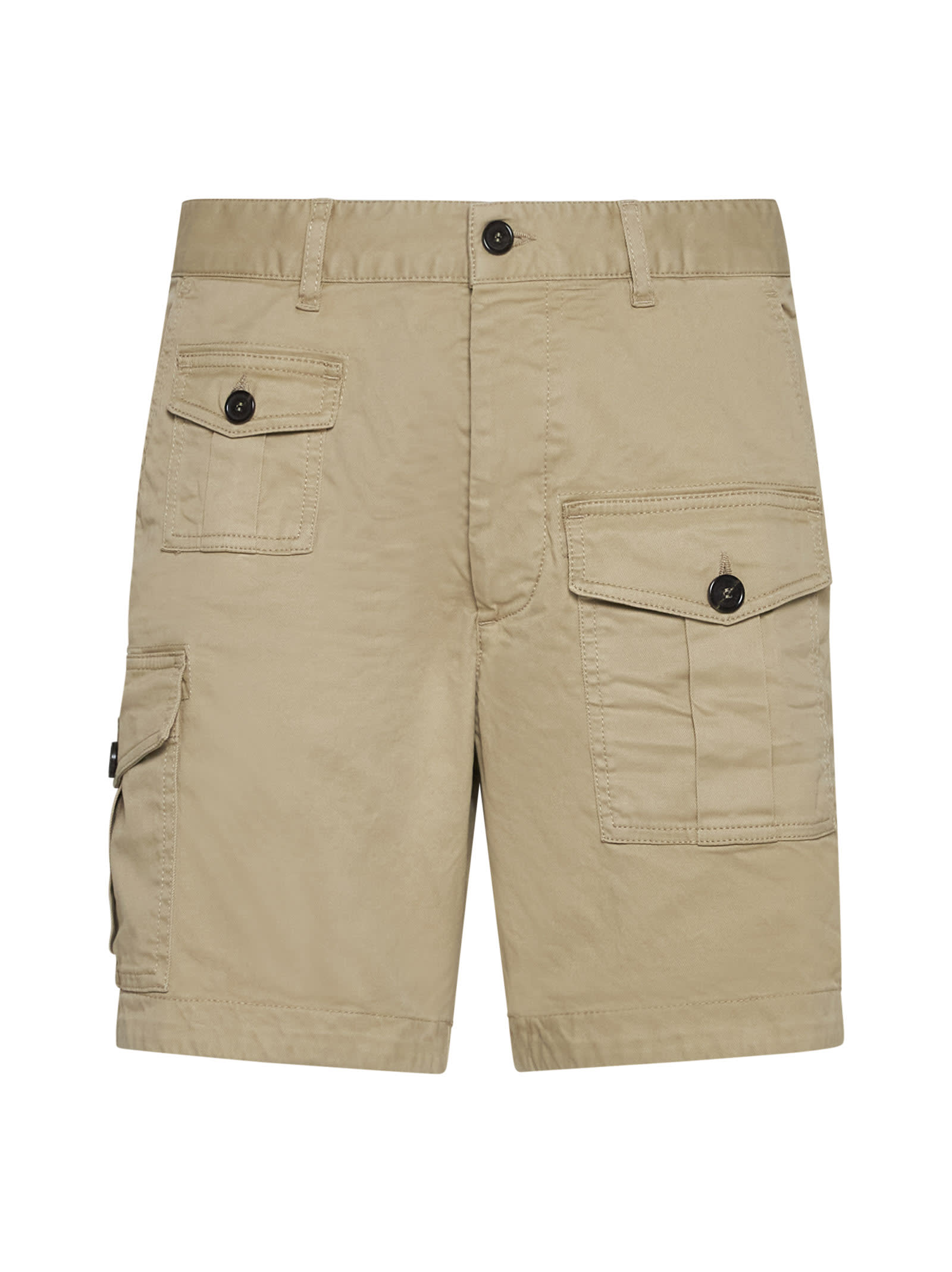 Shop Dsquared2 Shorts In Stone