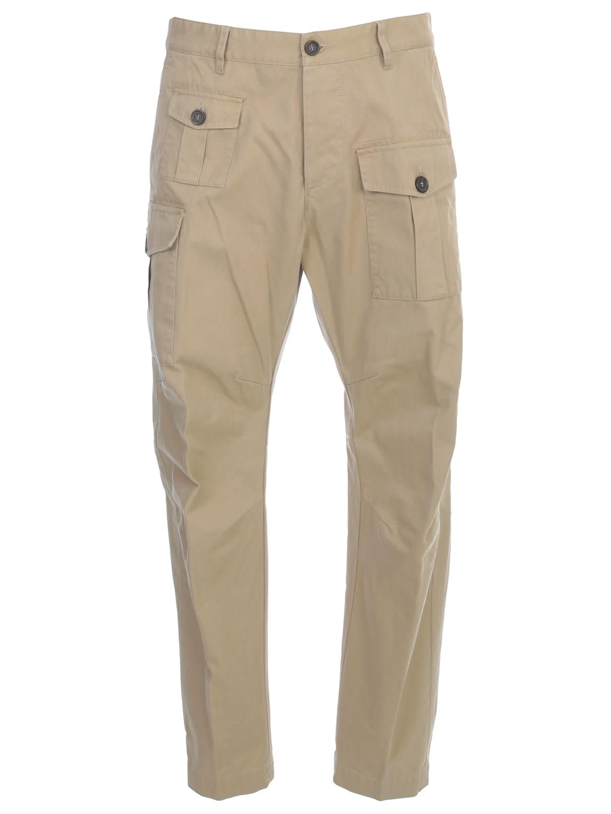 DSQUARED2 PANTS CARGO FIT COTTON TWILL,11248318