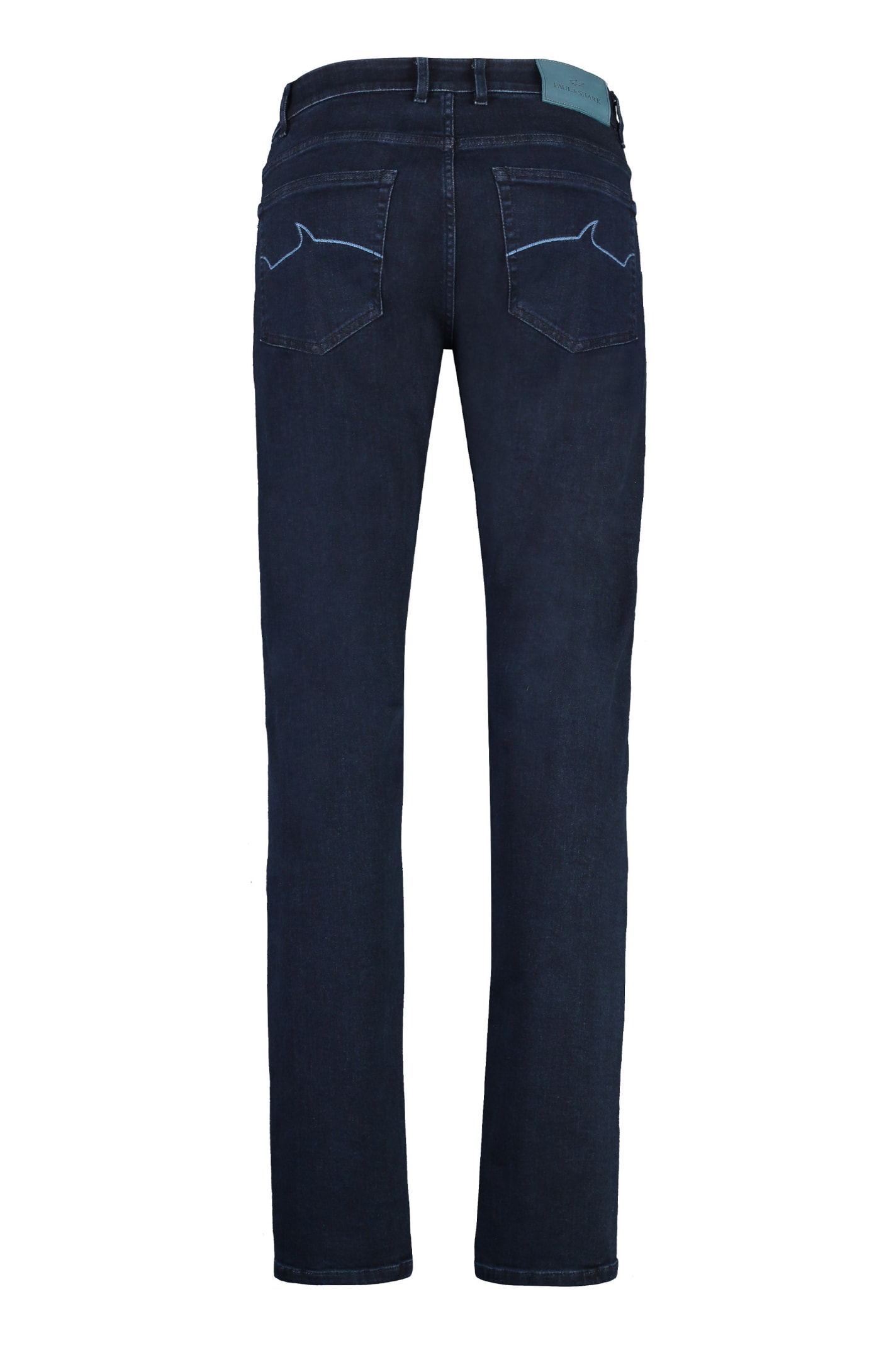 Shop Paul&amp;shark 5-pocket Slim Fit Jeans In Blue