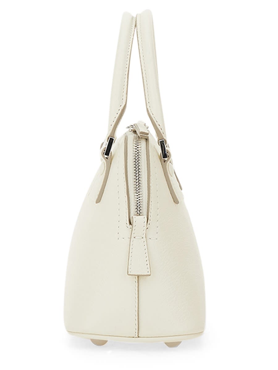 Shop Maison Margiela 5ac Classique Micro Bag In White