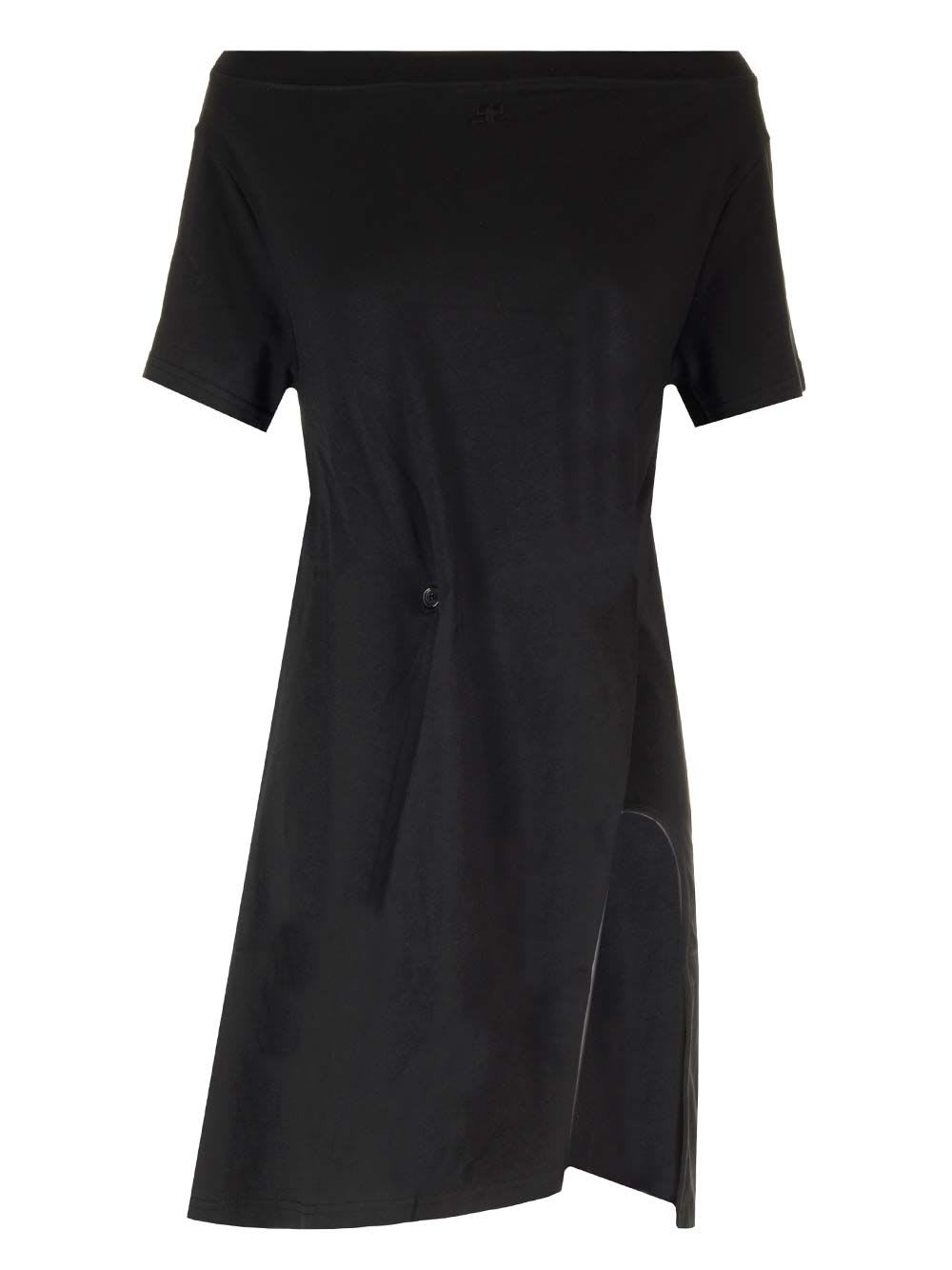 Courrèges Courreges Short Asymmetric Dress