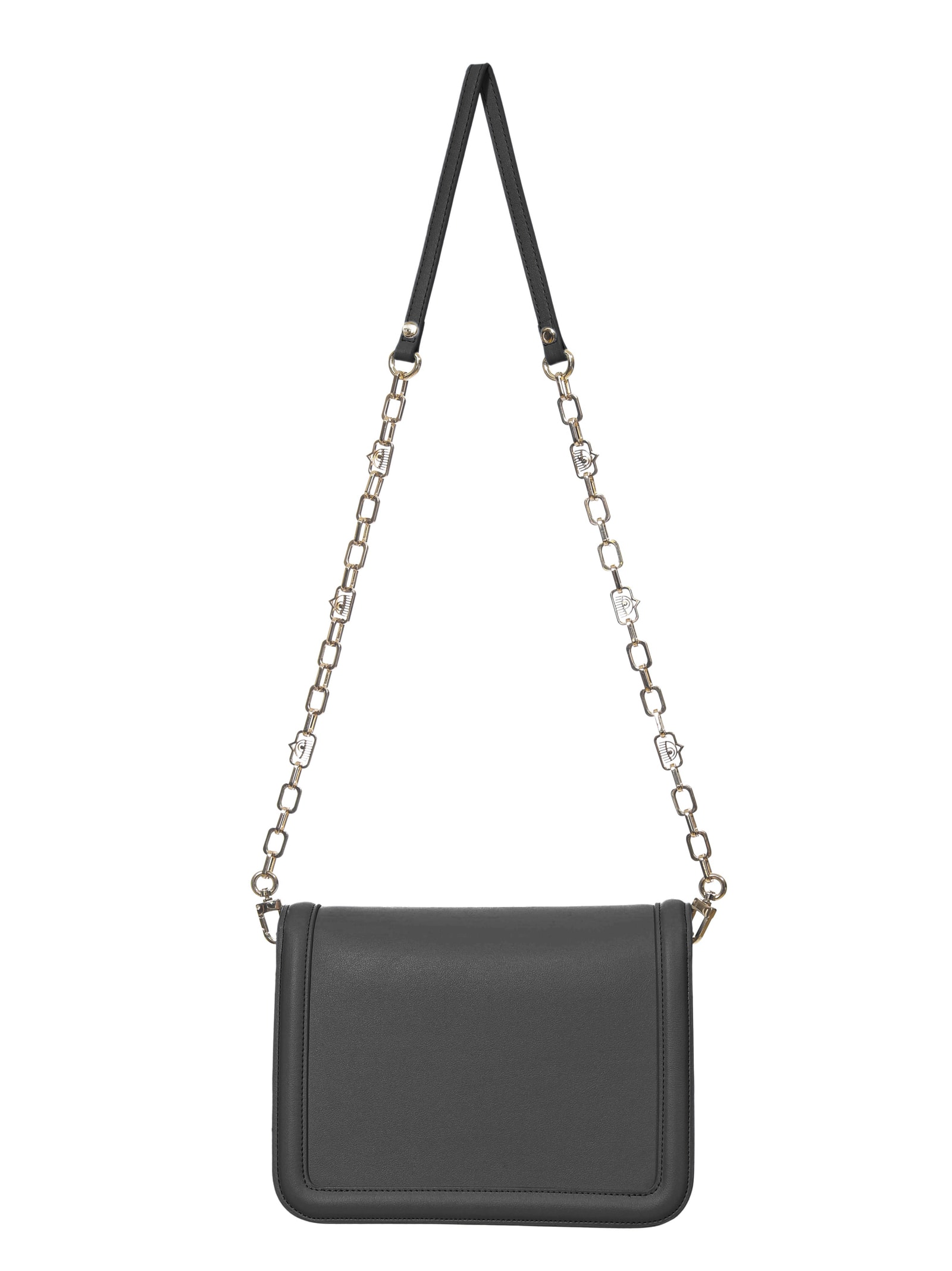 Shop Chiara Ferragni Black Shoulder Bag