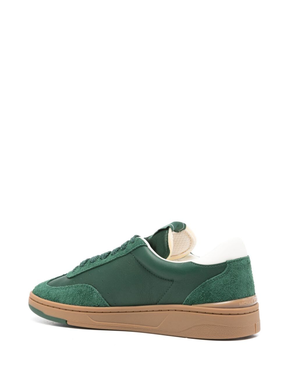 Shop Michael Kors Wilton Lace Up Sneakers In Bosco