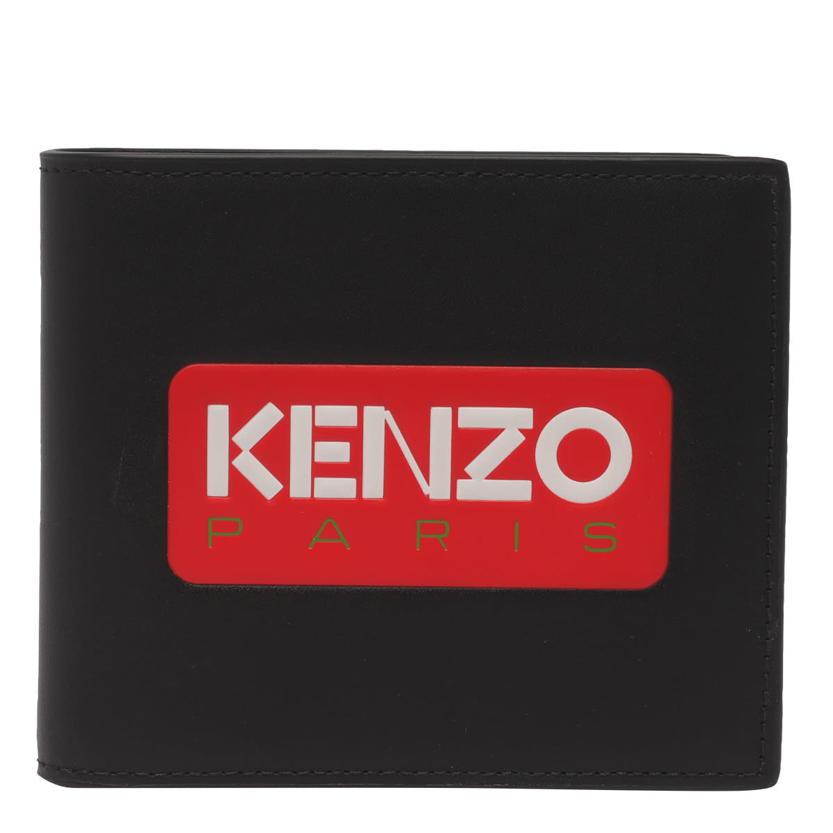 Shop Kenzo Logo Wallet In Black