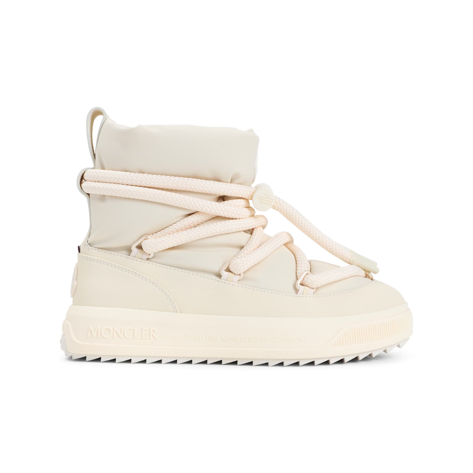 Moncler Altive Mid Snow Boots In Nude