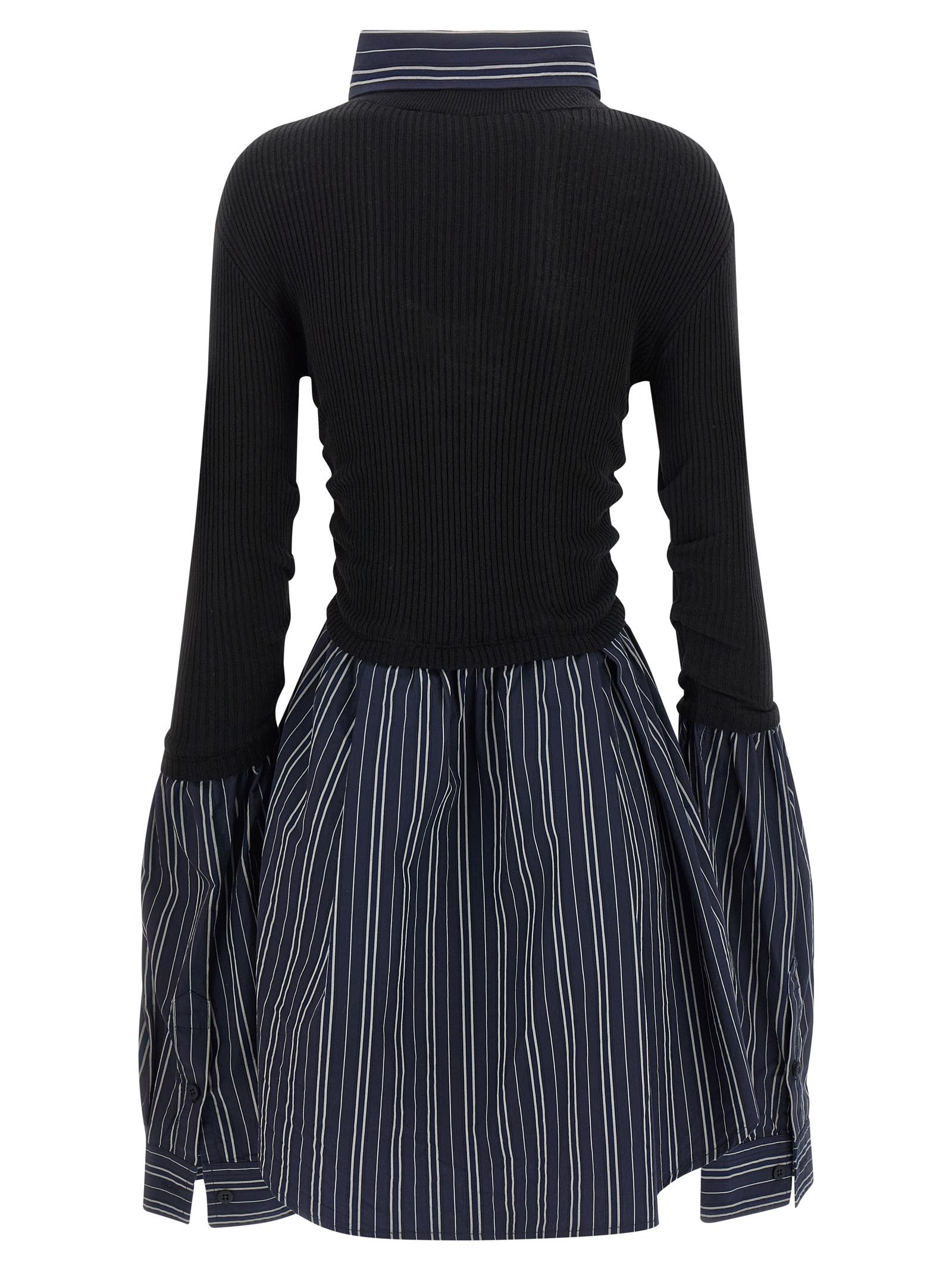 Balenciaga Trompe L Il Shirt Sweater In Black