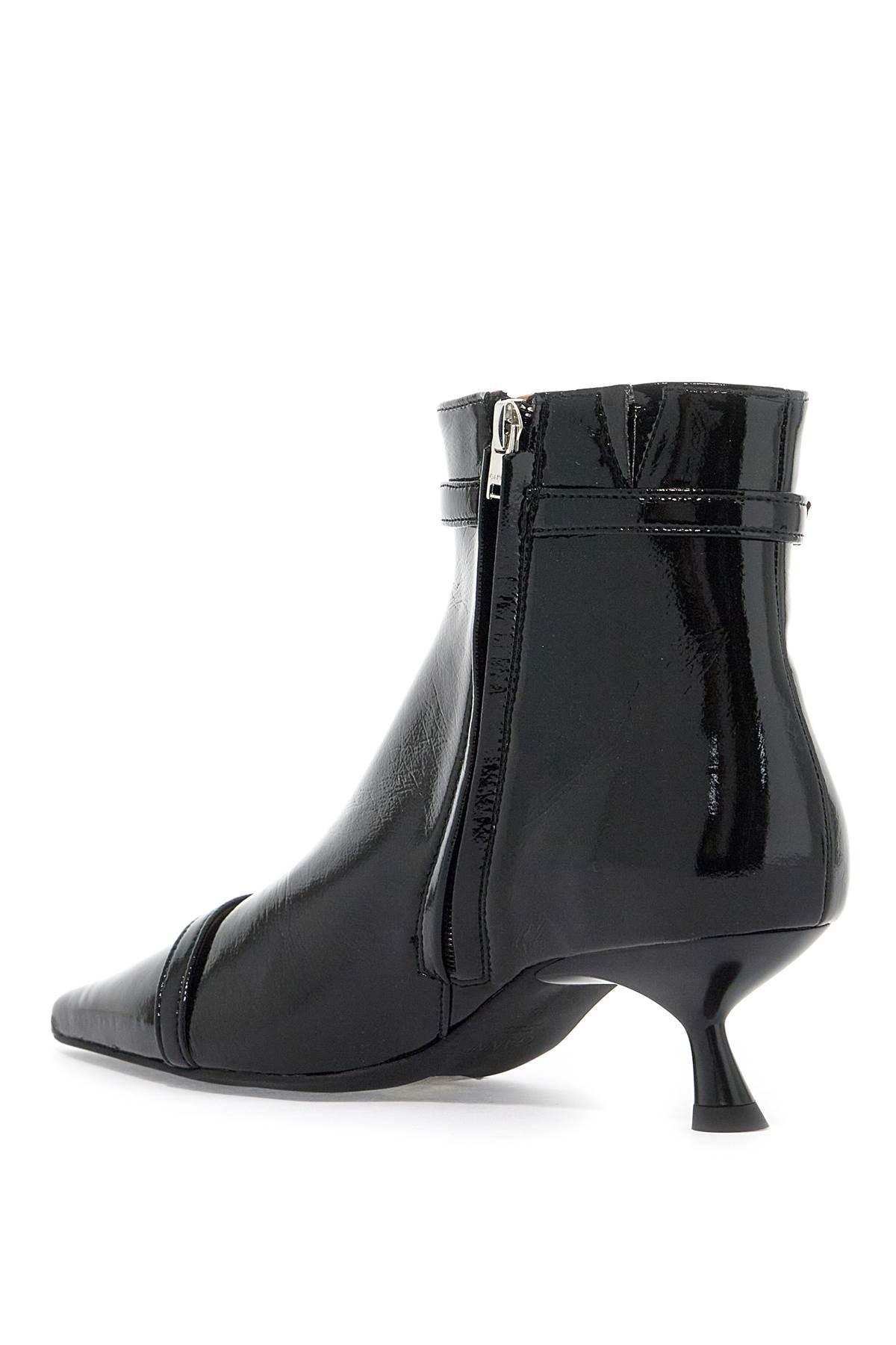 Shop Ganni Eco-patent In Black (black)