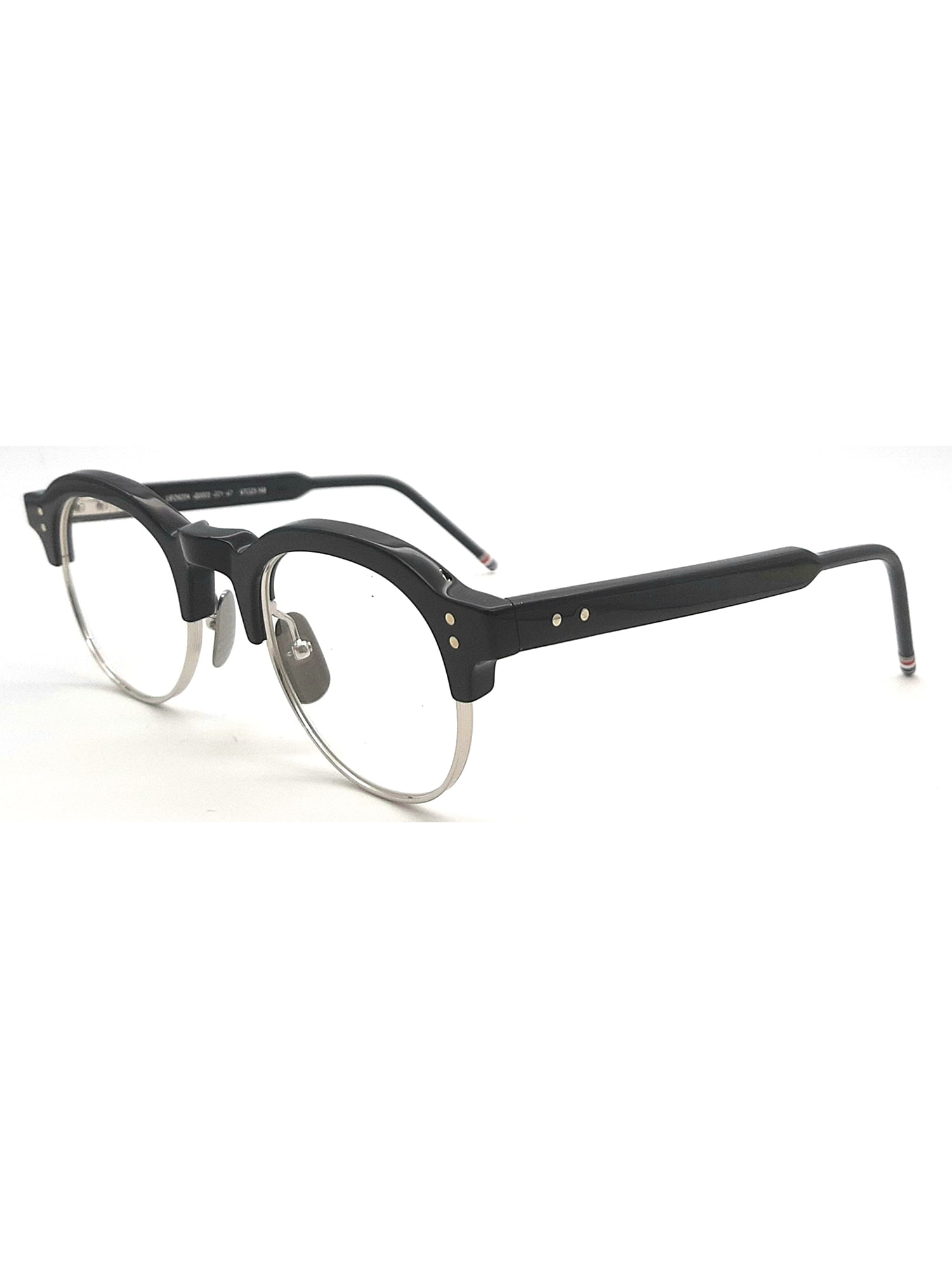 Shop Thom Browne Ueo920a/g0003 Eyewear In Black