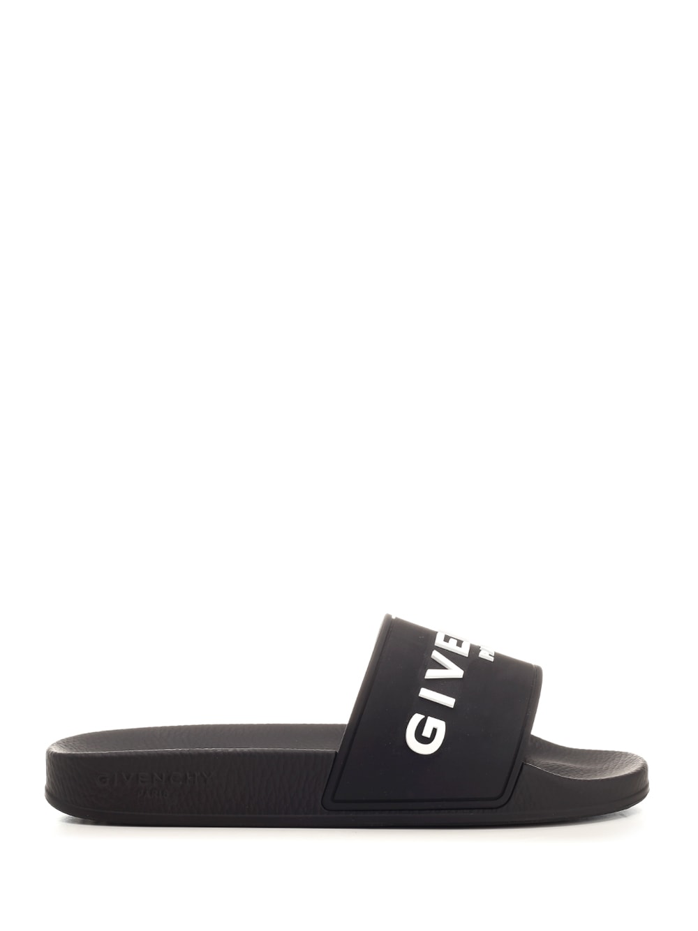 Shop Givenchy Rubber Slide In Black