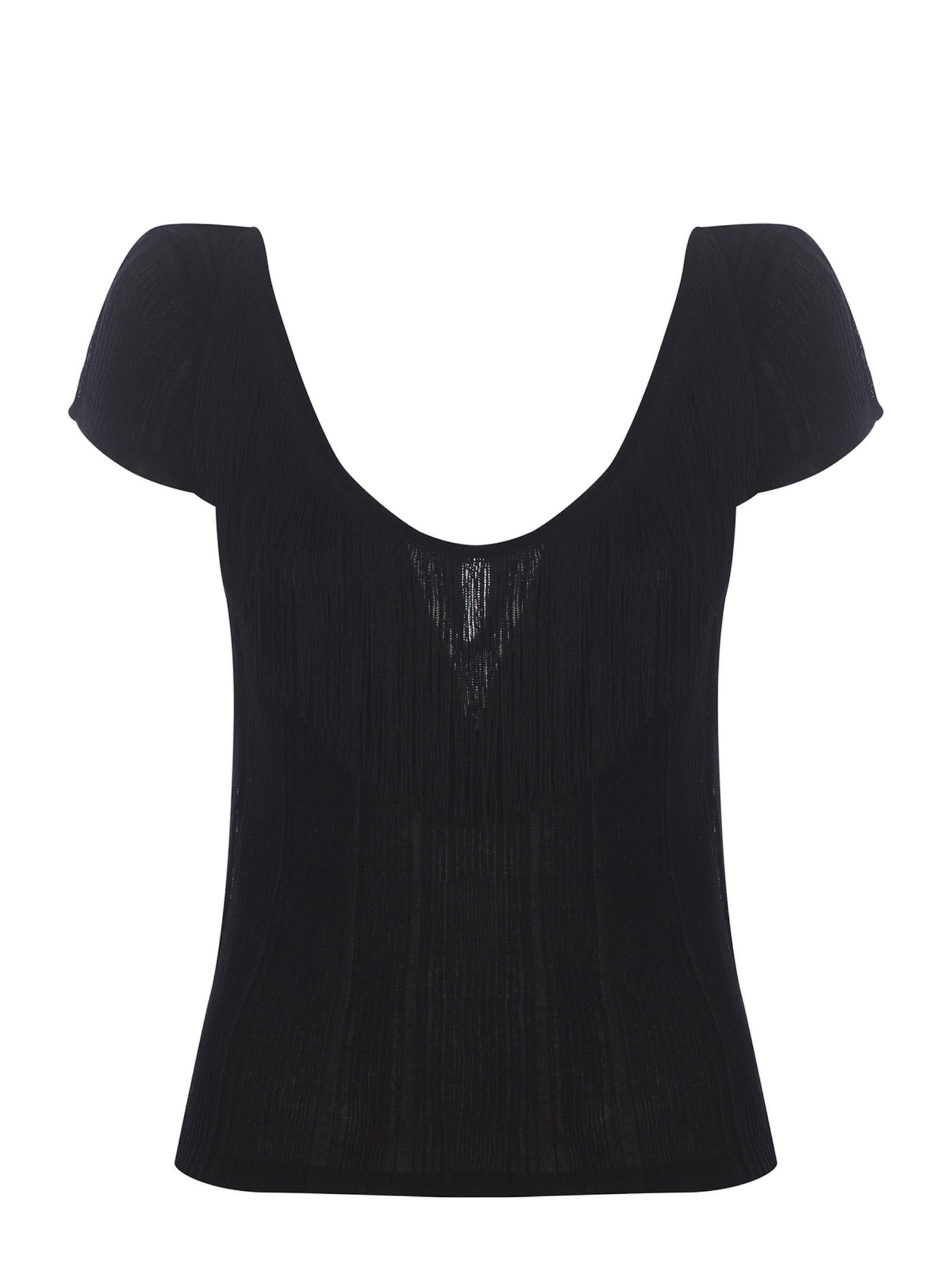 Shop Pinko Sweater  Venom Made Of Ribbed In Black