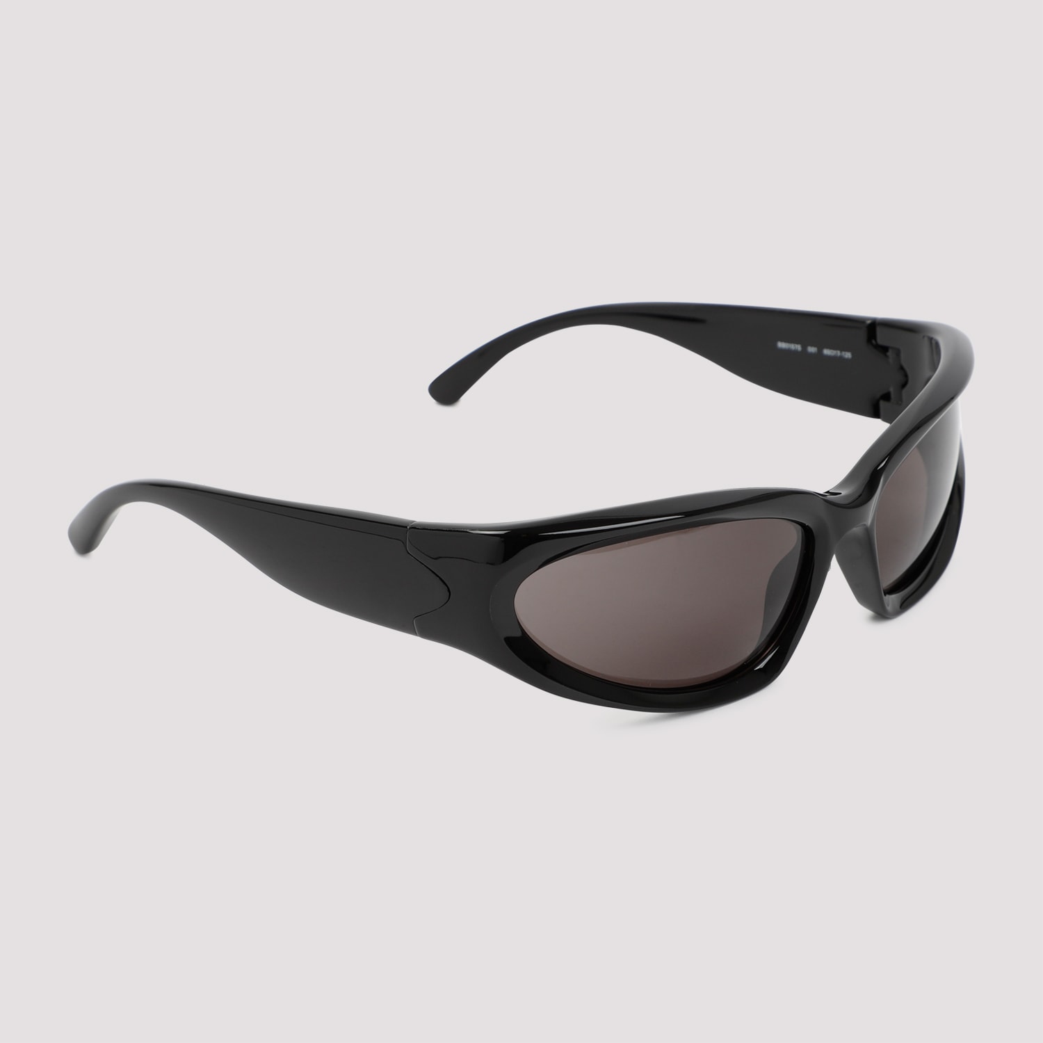 Balenciaga Swift Oval Sunglasses In Black