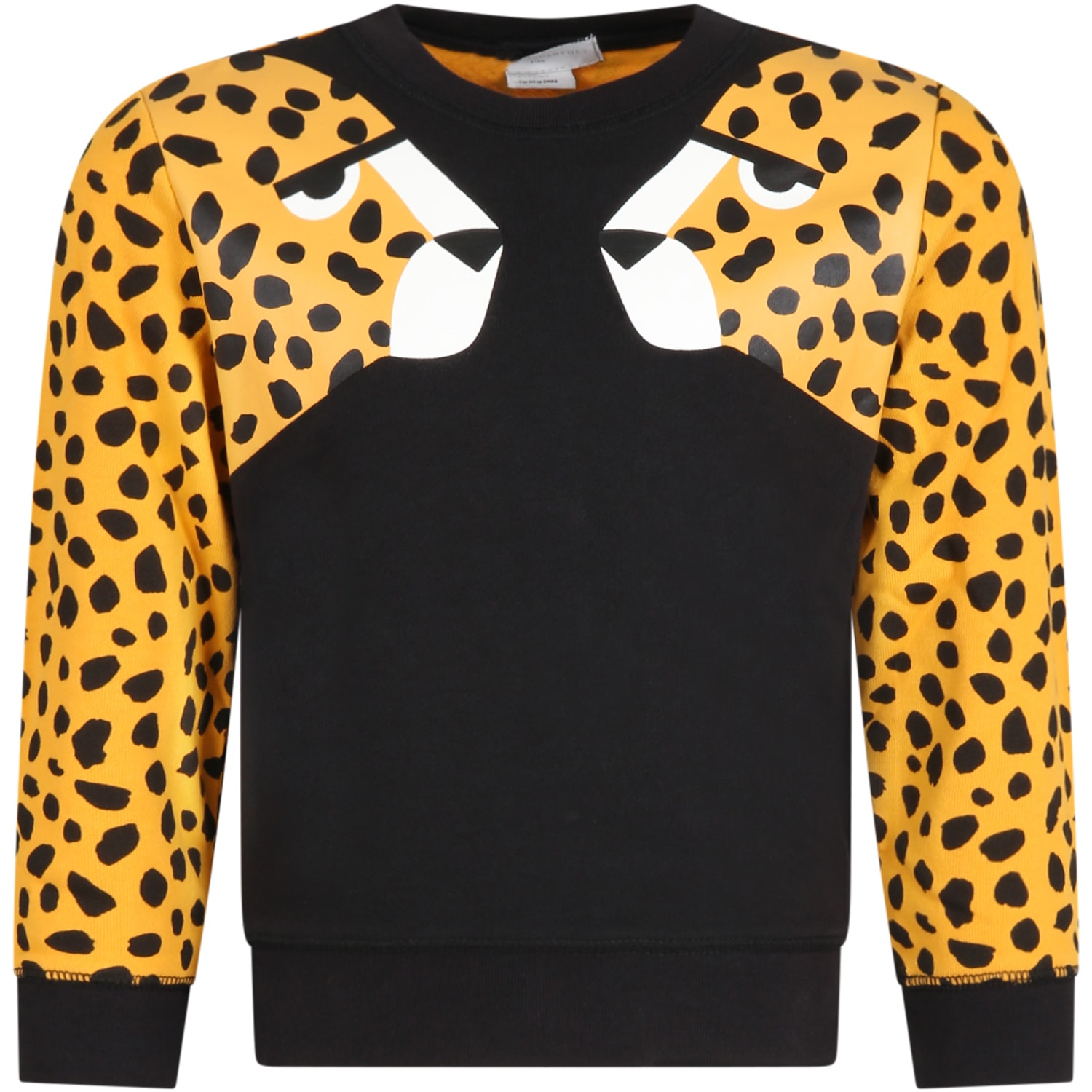 Stella McCartney Kids Multicolor Sweatshirt For Kids With Cheetahs