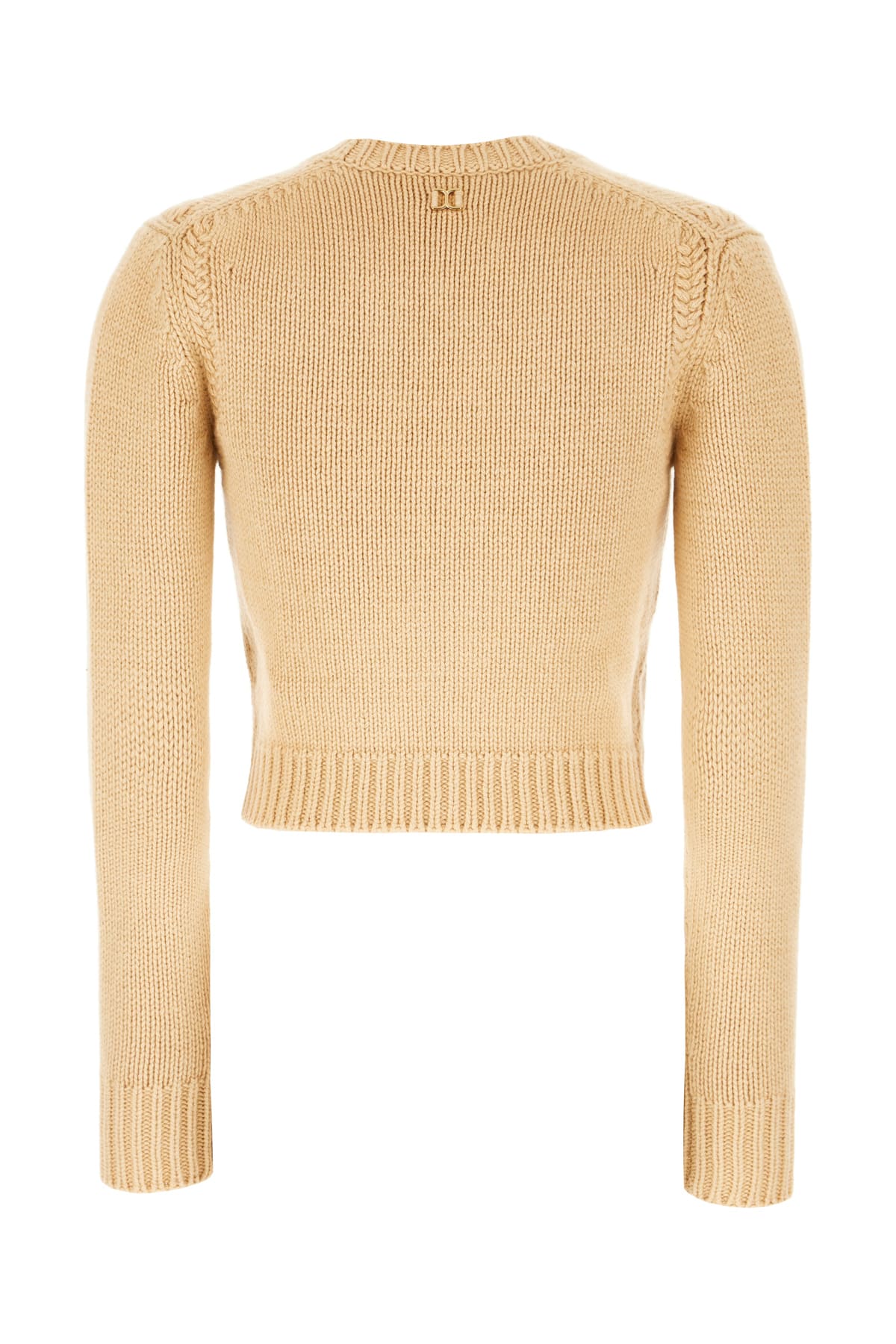 Shop Chloé Beige Cotton And Cashmere Cardigan In Ultimate Nude