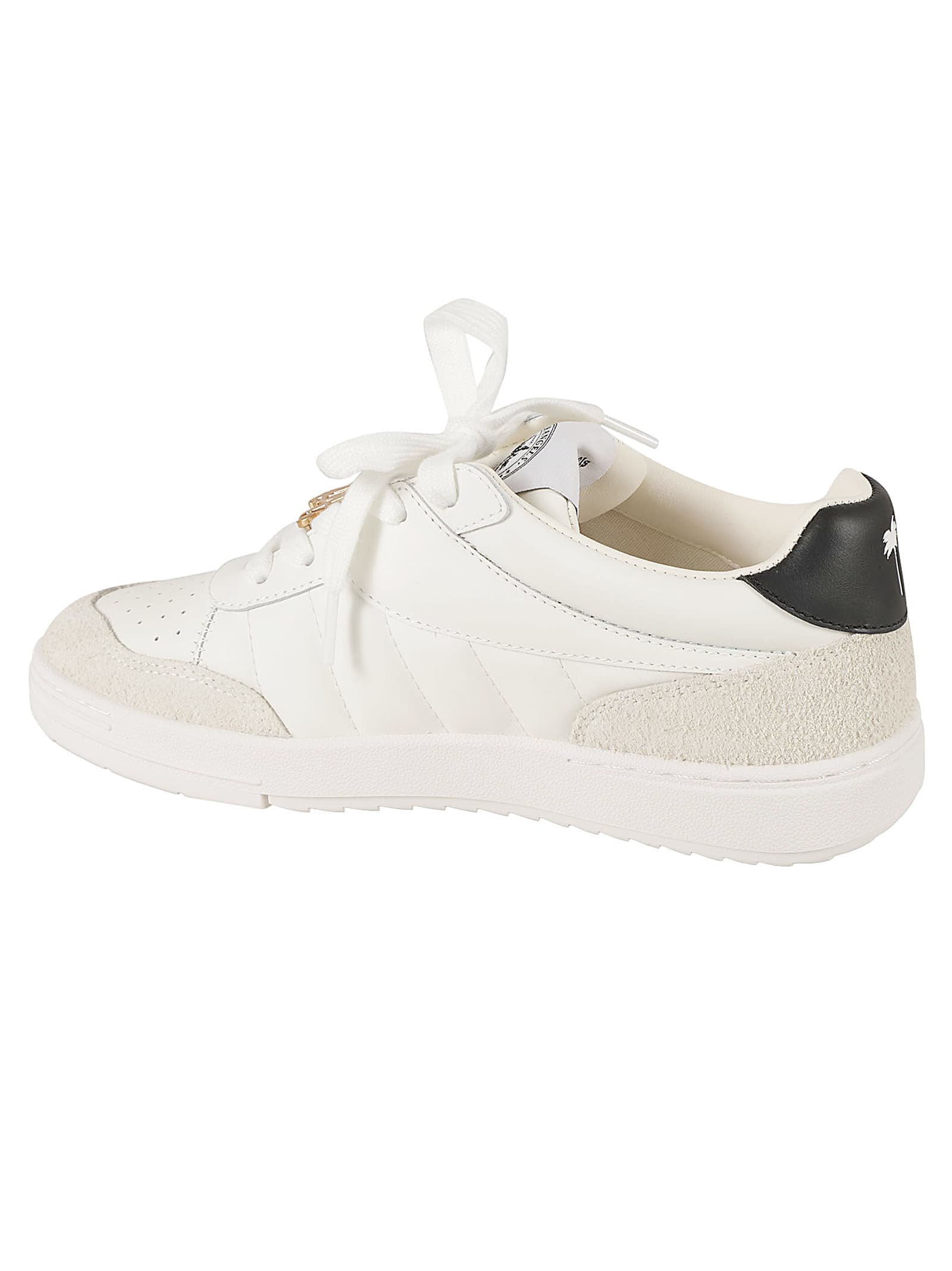 Shop Palm Angels Palm Beach University Sneakers In White