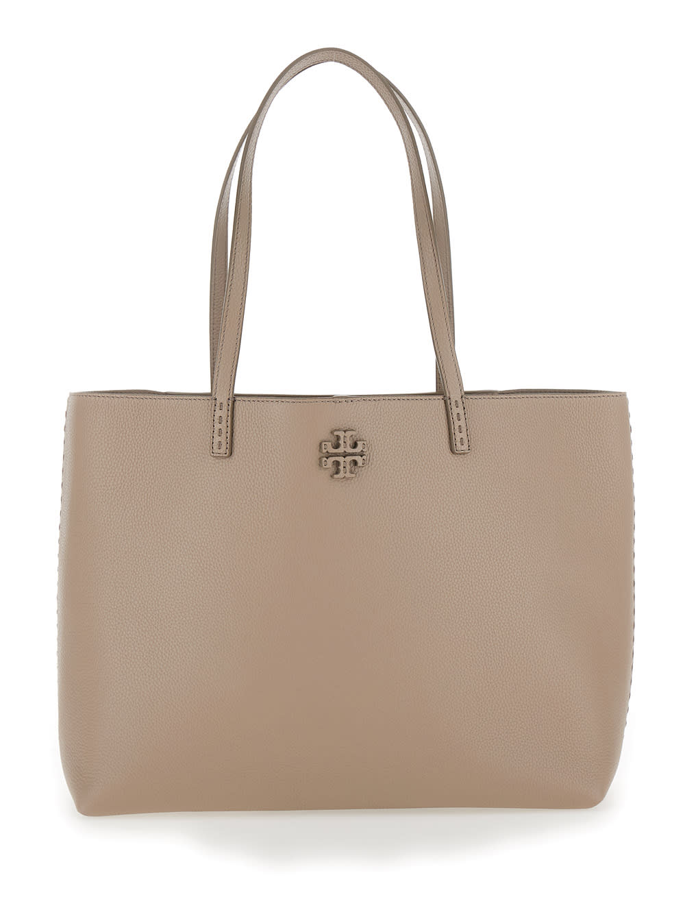 Shop Tory Burch Mcgraw Tote In Fresh Clay