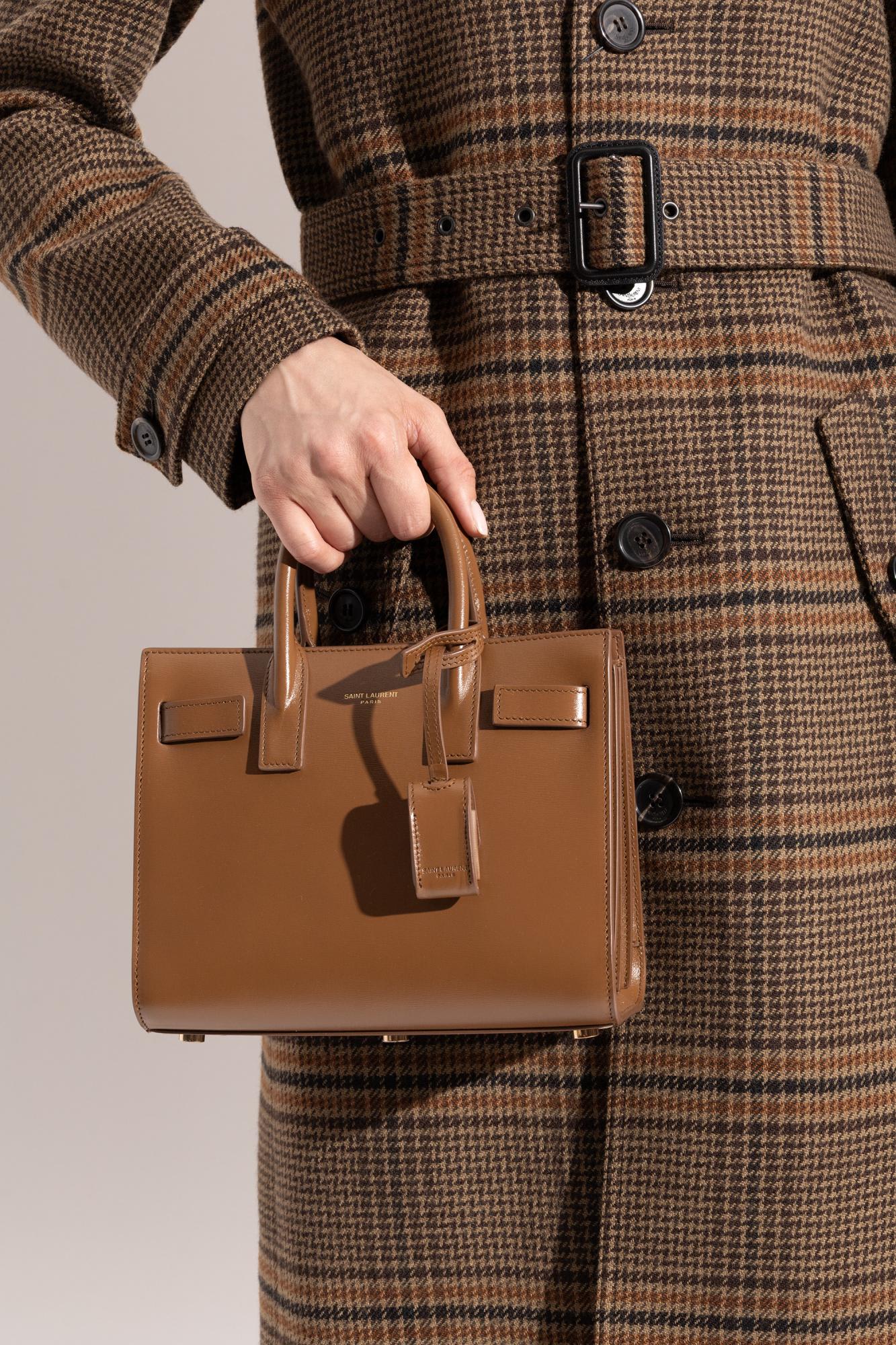 Saint Laurent Handbag Sac De Jour Nano In Brown