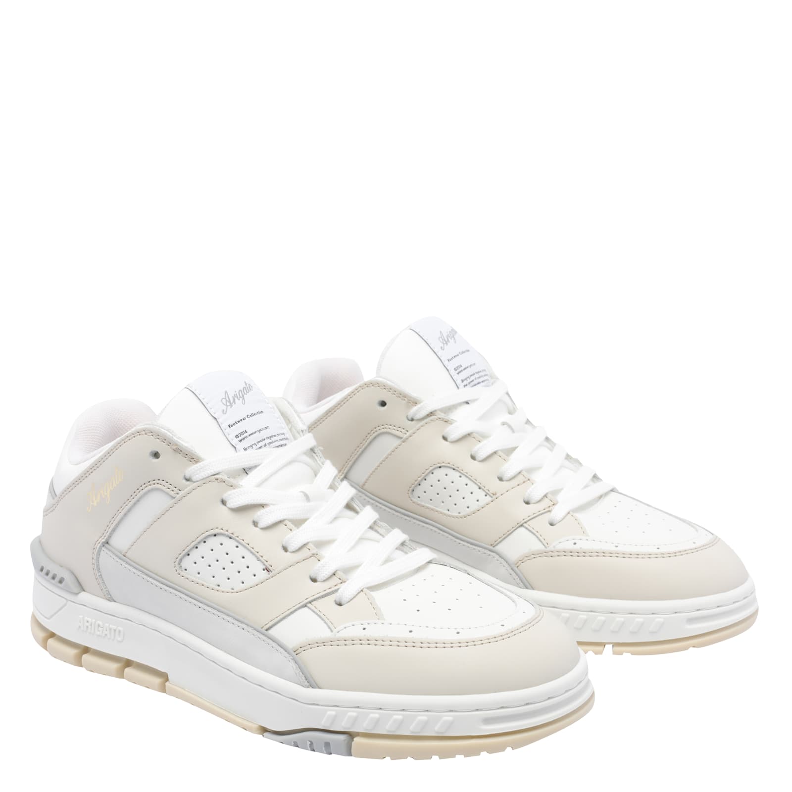 Axel Arigato Low-top Sneakers With Textured Panels And Cushioned Sole In Multi
