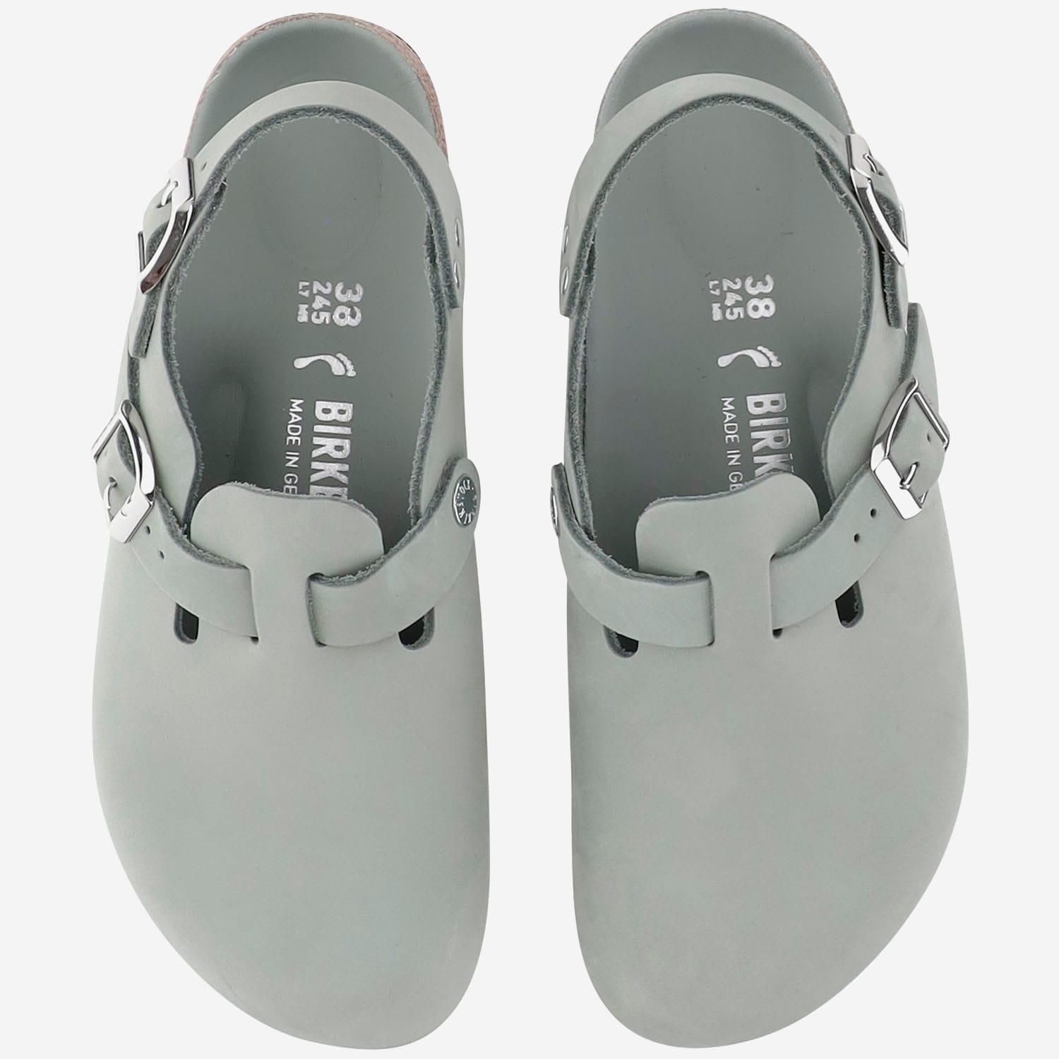 Birkenstock Sage Green Microfiber Tokyo Ii Slippers
