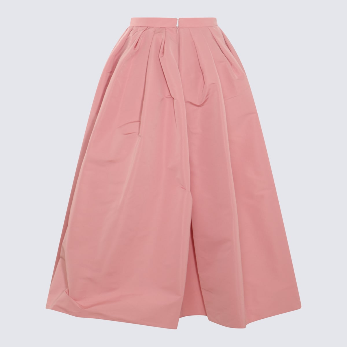 Shop Alexander Mcqueen Pink Skirt In Pale Pink