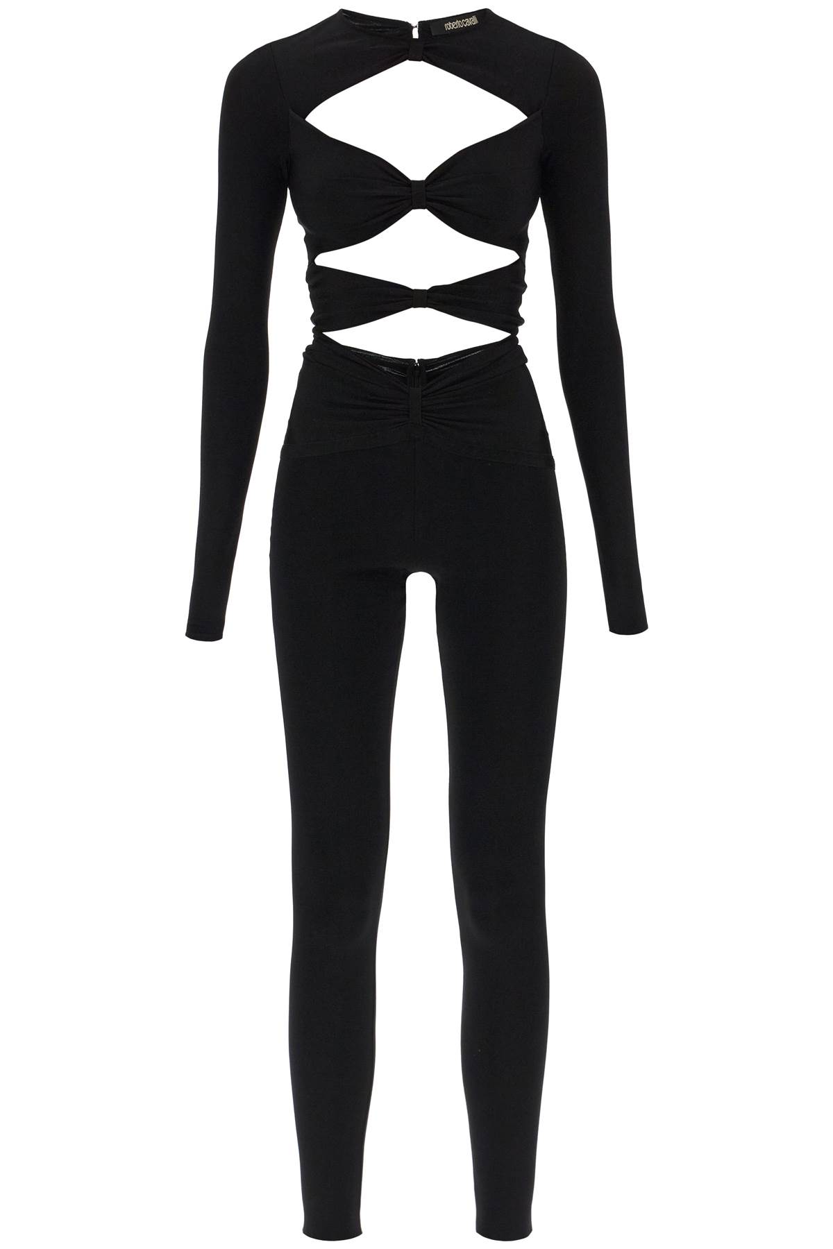 dressing gownRTO CAVALLI LONG-SLEEVED JUMPSUIT WITH CUT-OUTS