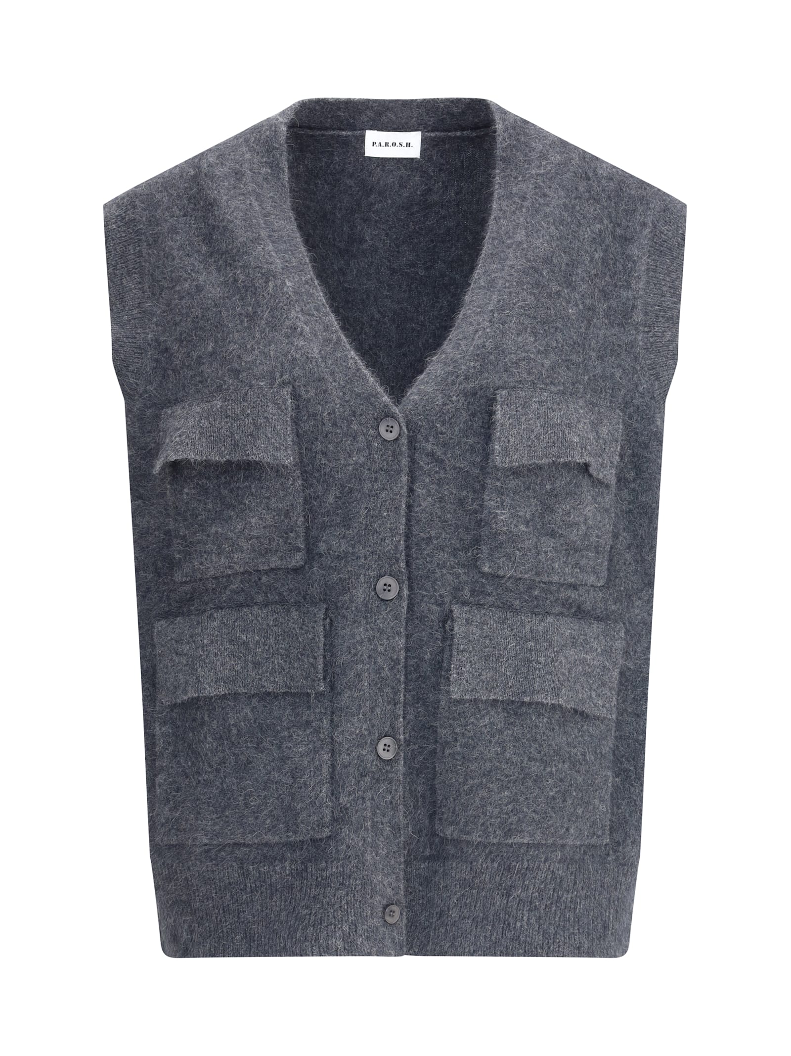 Parosh Maxi Pocket Vest
