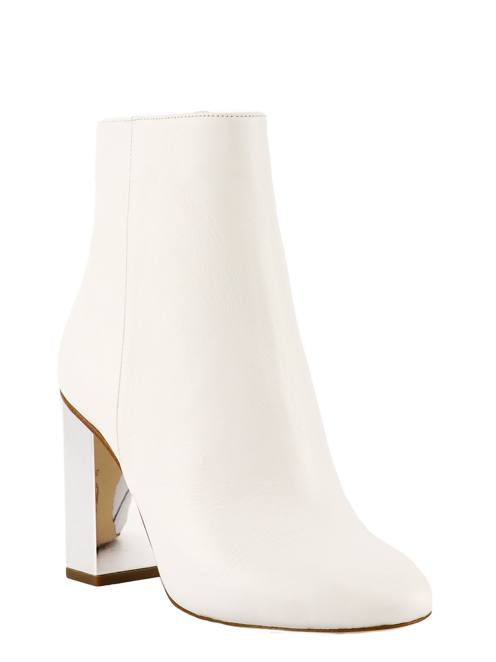Michael Kors Petra Ankle Boots White 