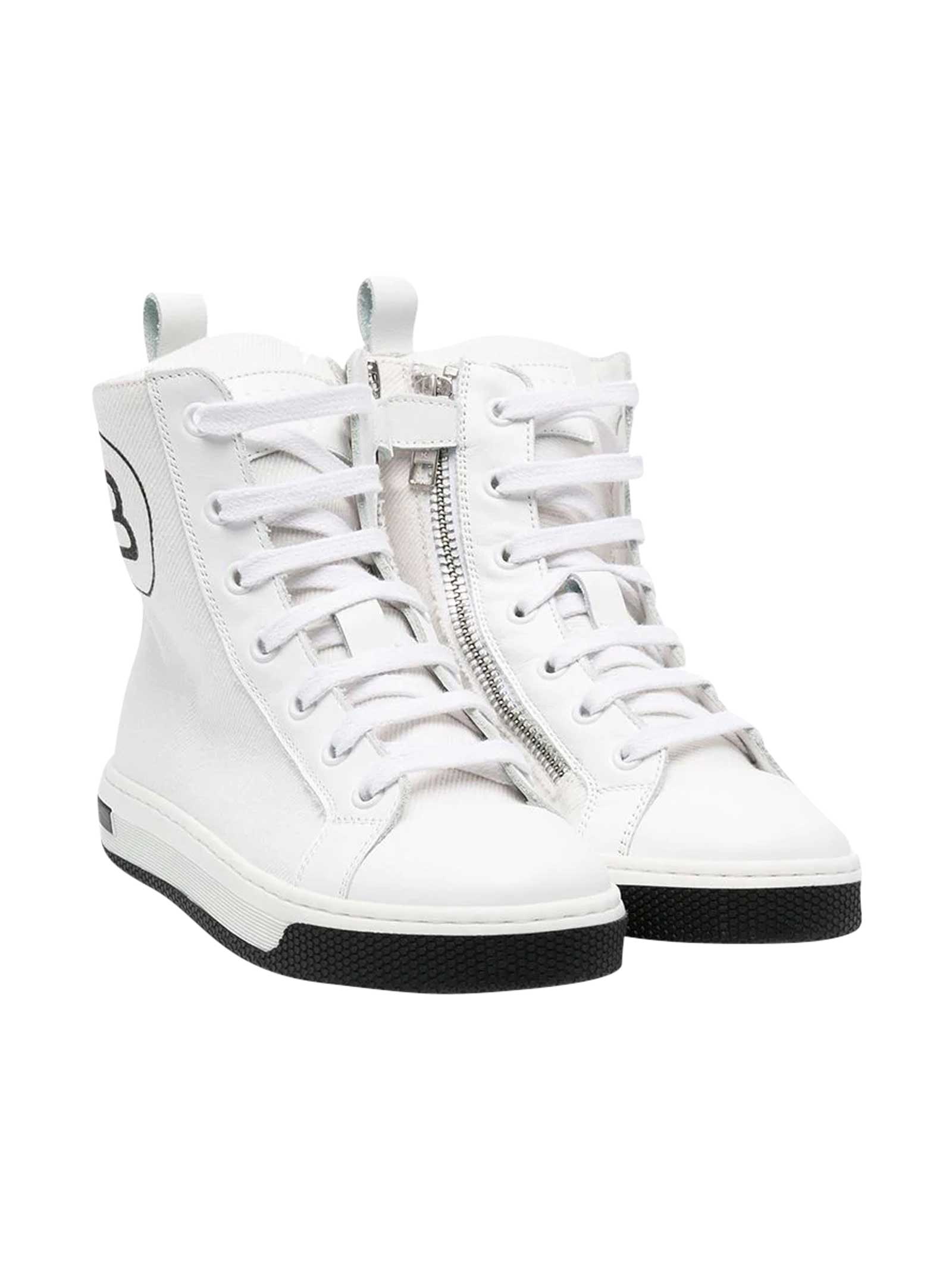 Balmain White Sneakers.