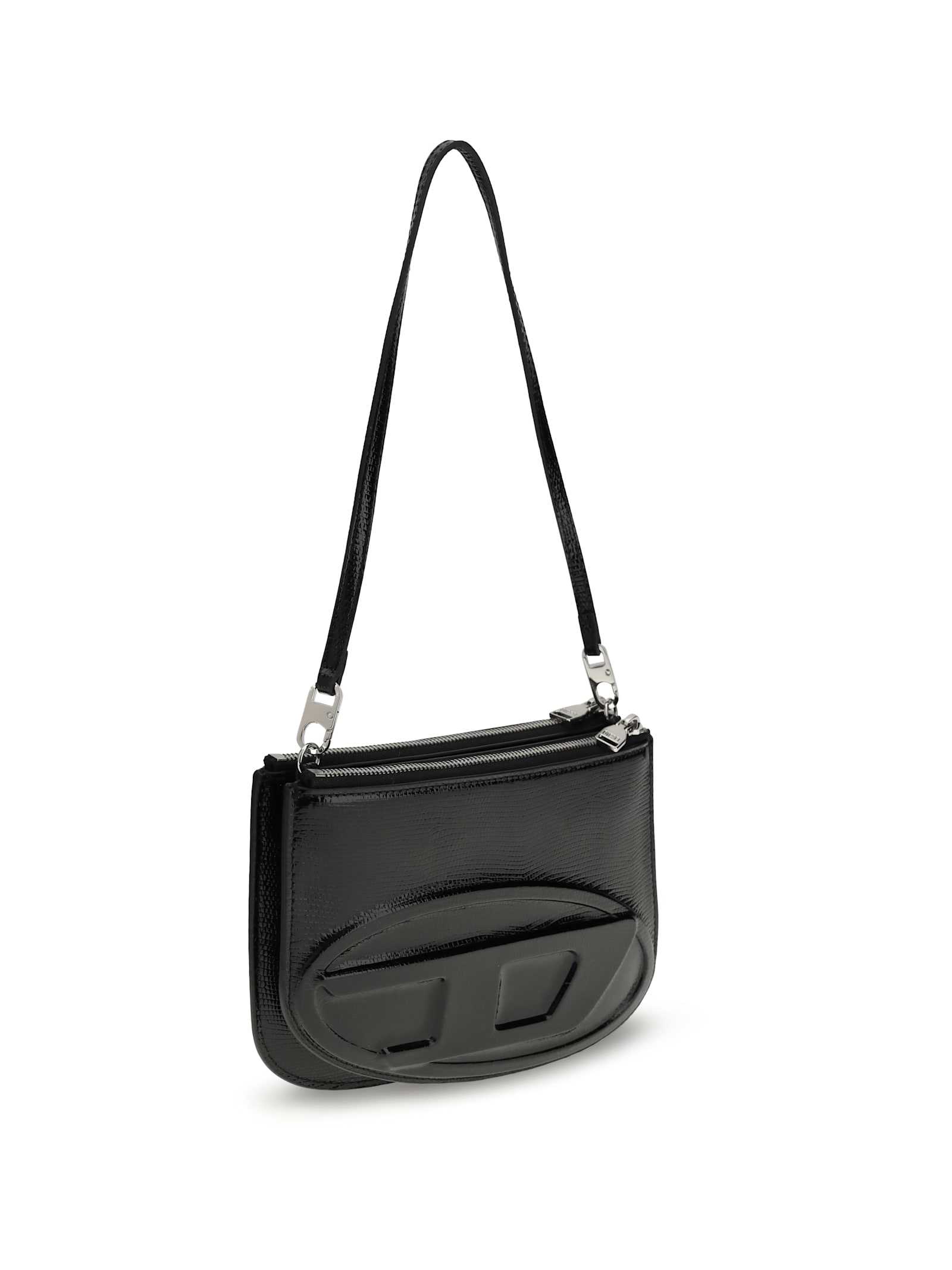 Diesel 1dr Twin Shoulder Bag In Black