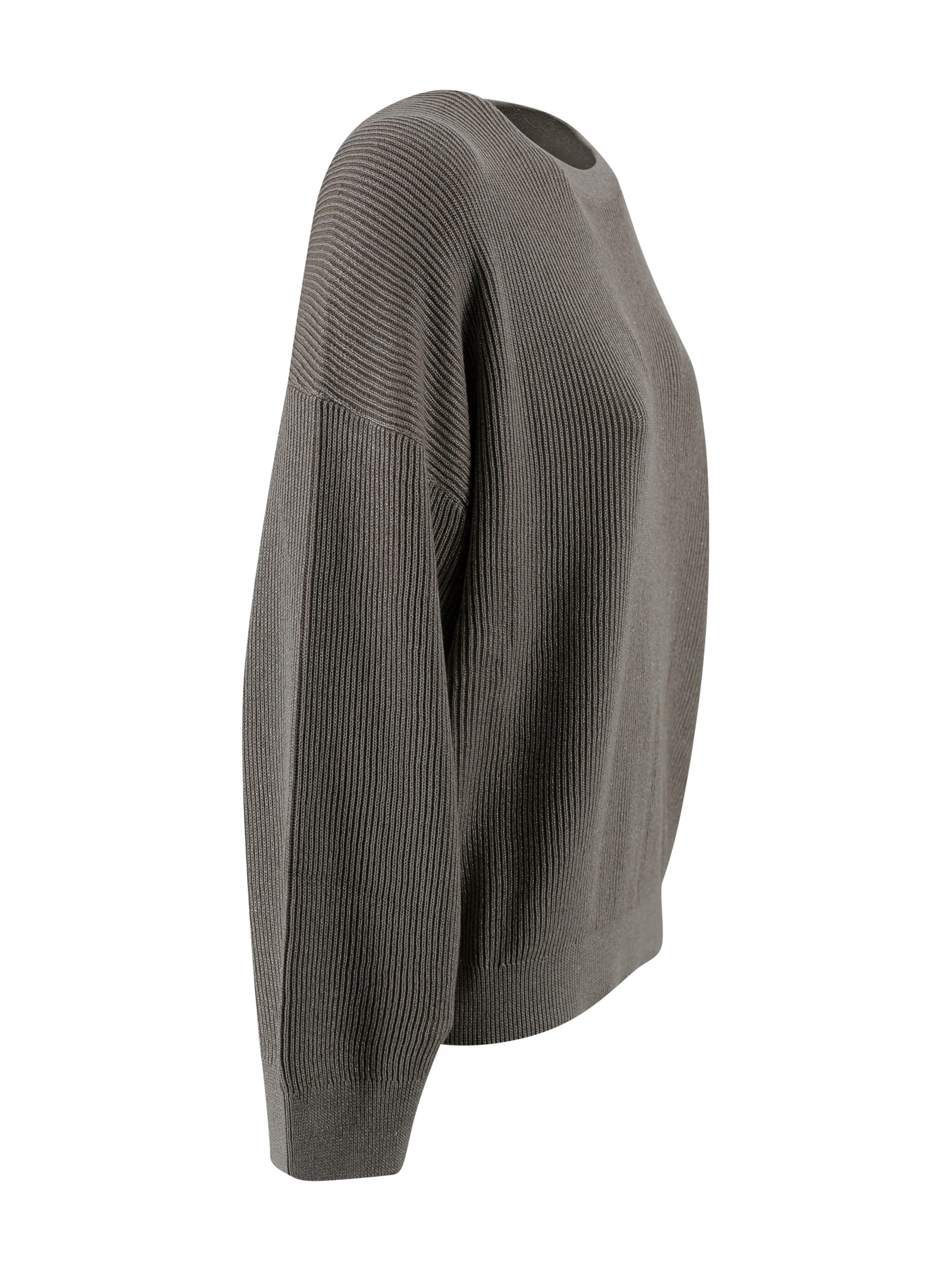 Brunello Cucinelli Vanisé Jersey In Silver