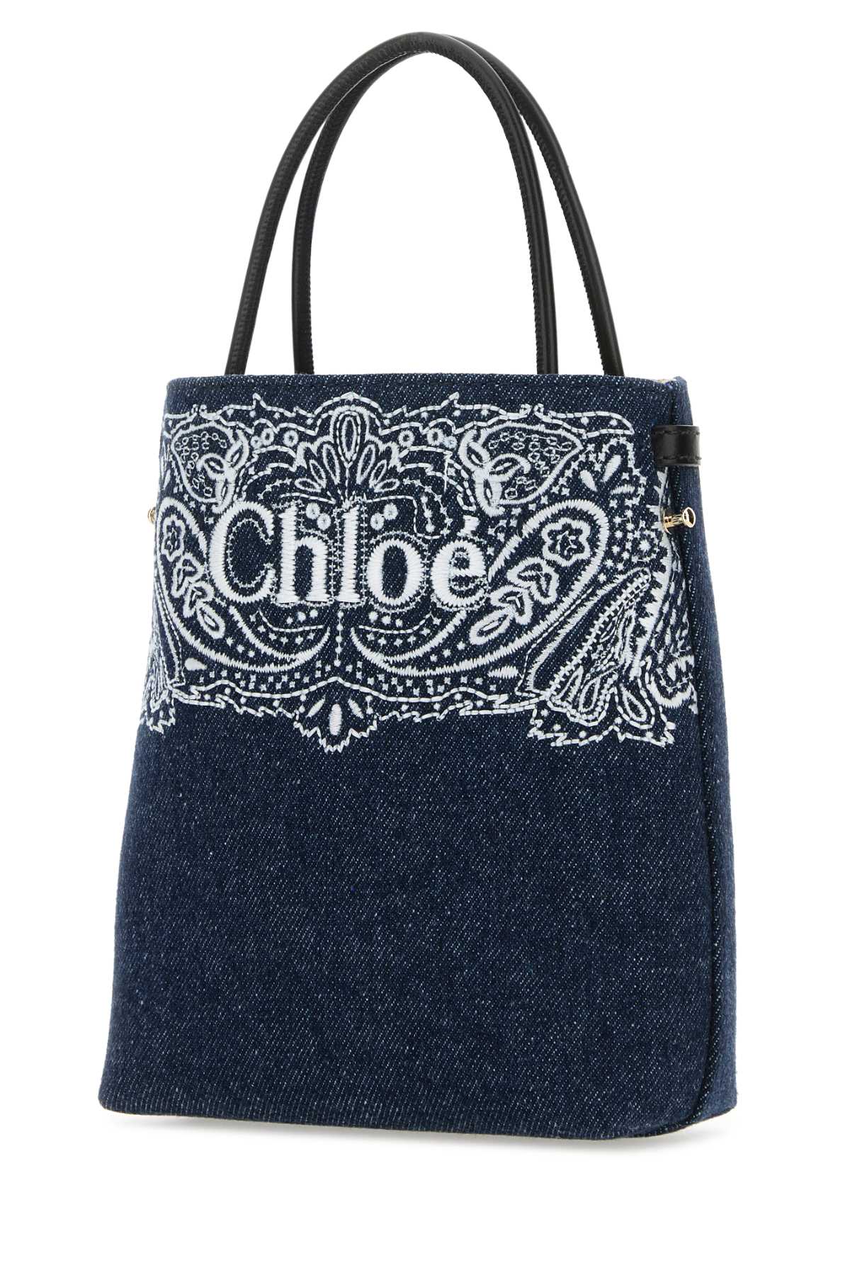 Shop Chloé Denim Micro Sense Handbag